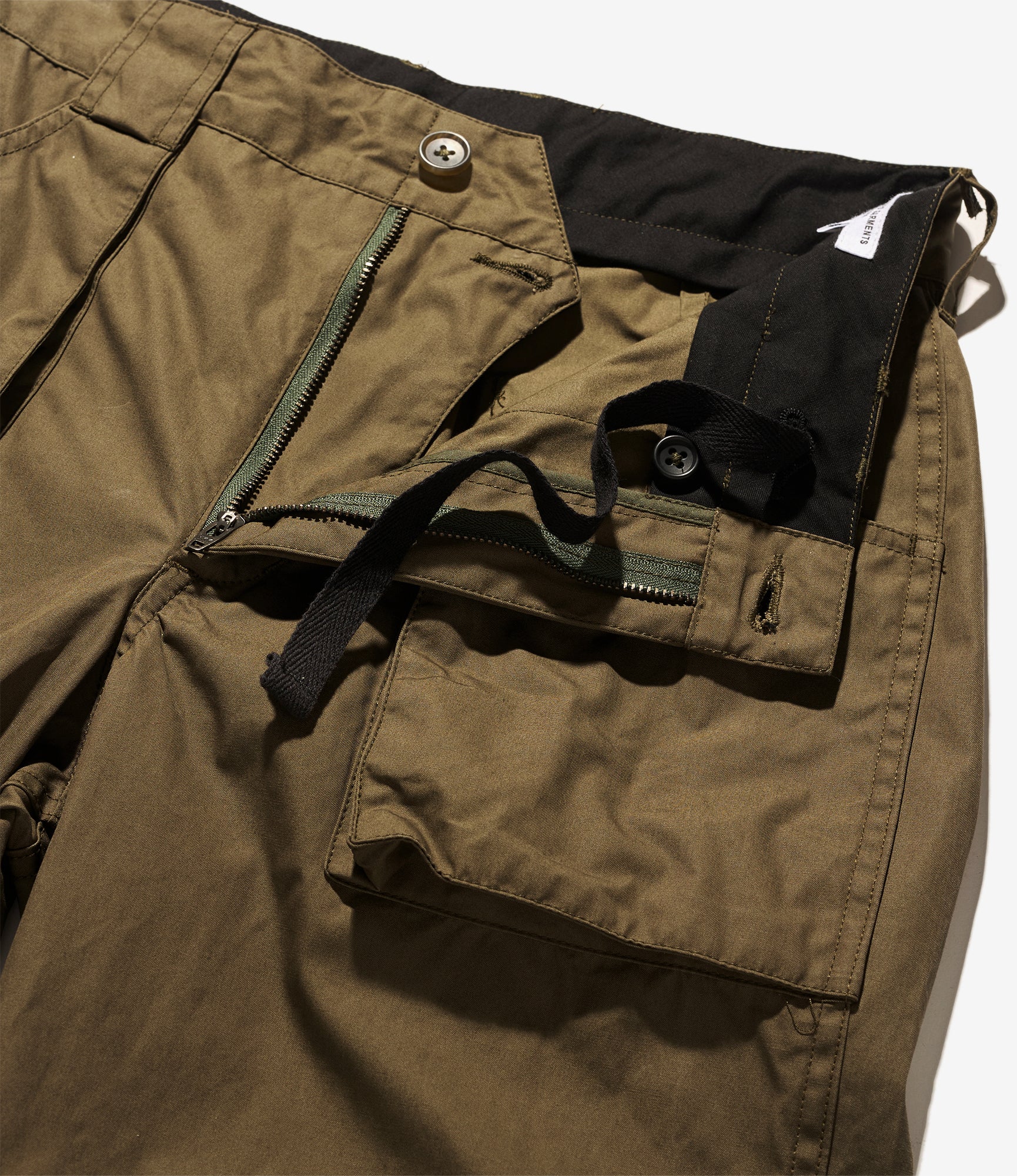 5P Pant - Olive Coated Cotton Cloth - Image 4