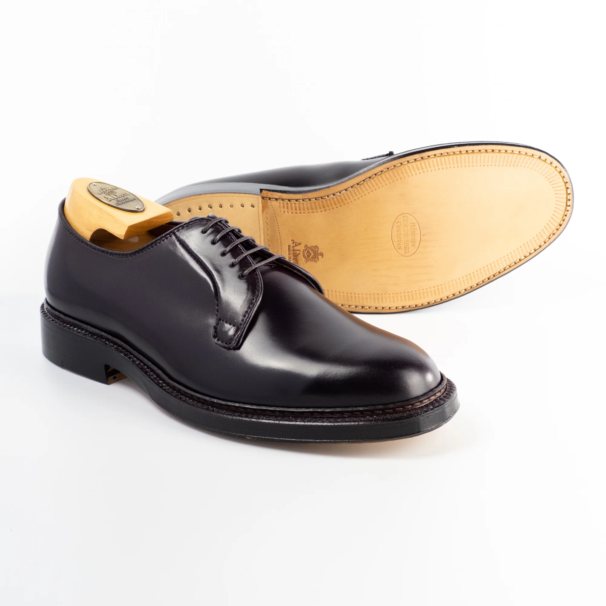 990 Plain Toe Blucher - #8 Shell Cordovan - Image 2