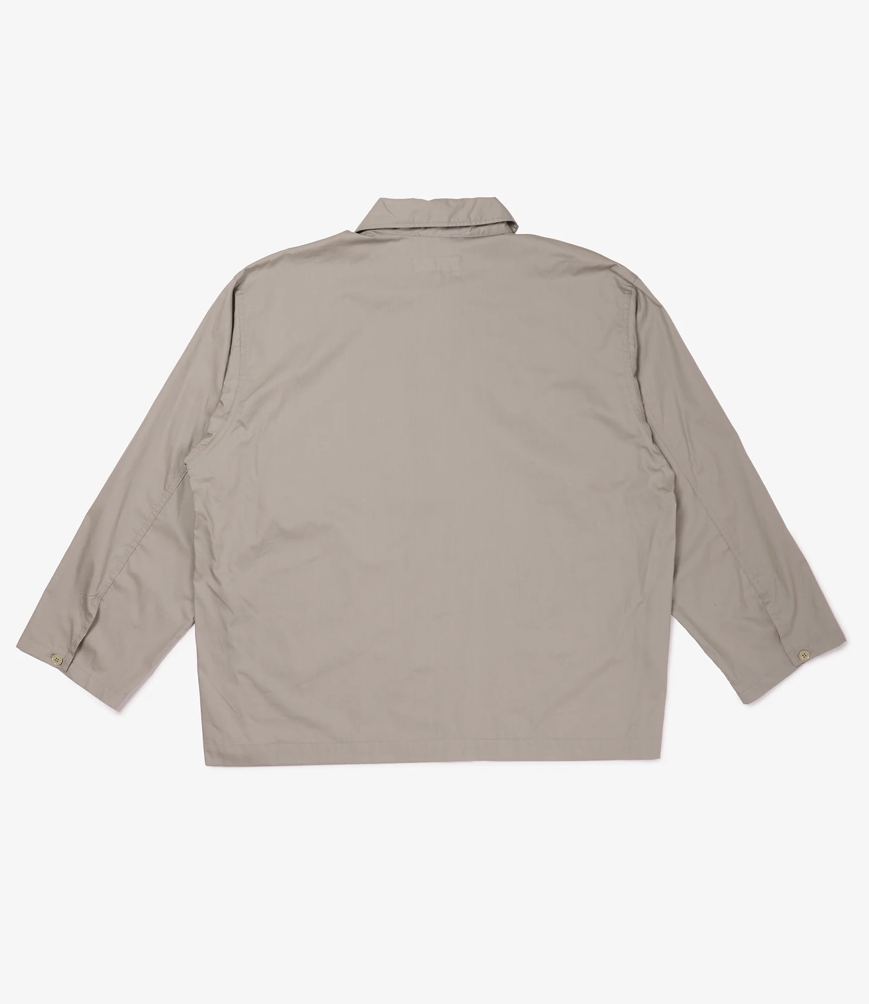 Army Pop Over Shirt - Lt.Grey Superfine Poplin - Image 2