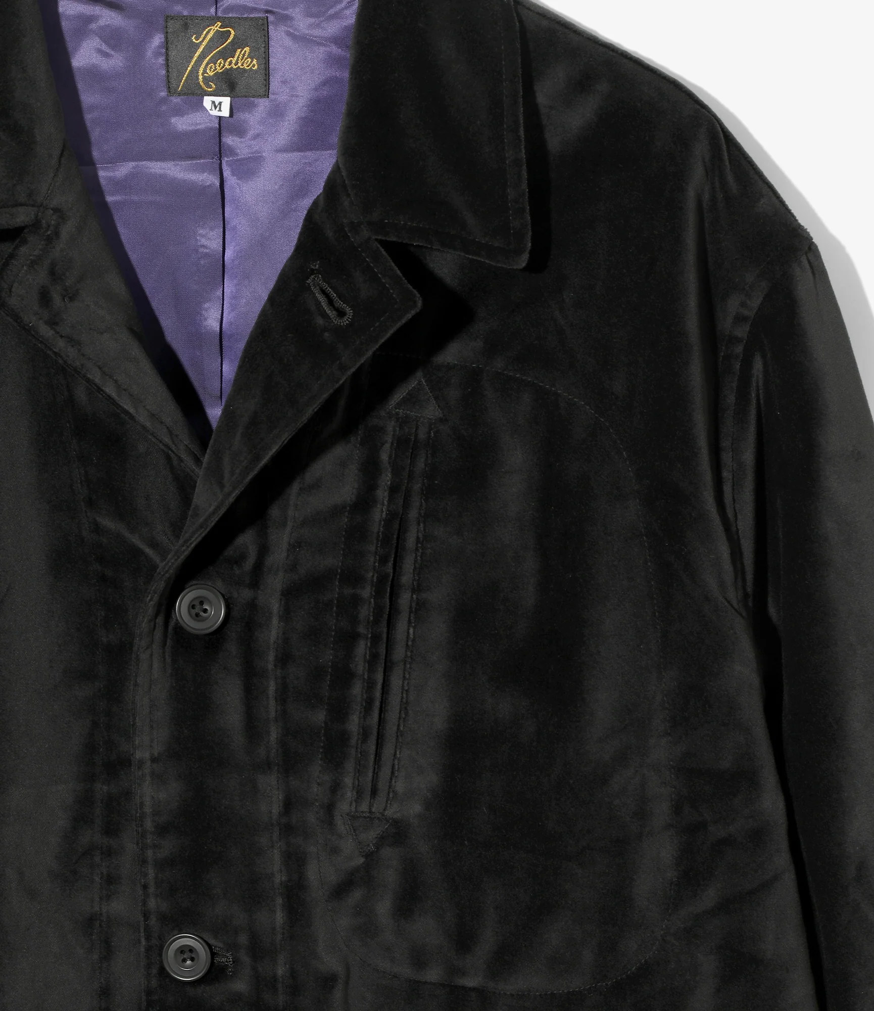 Arrow Jacket - Black - Velveteen - Image 2