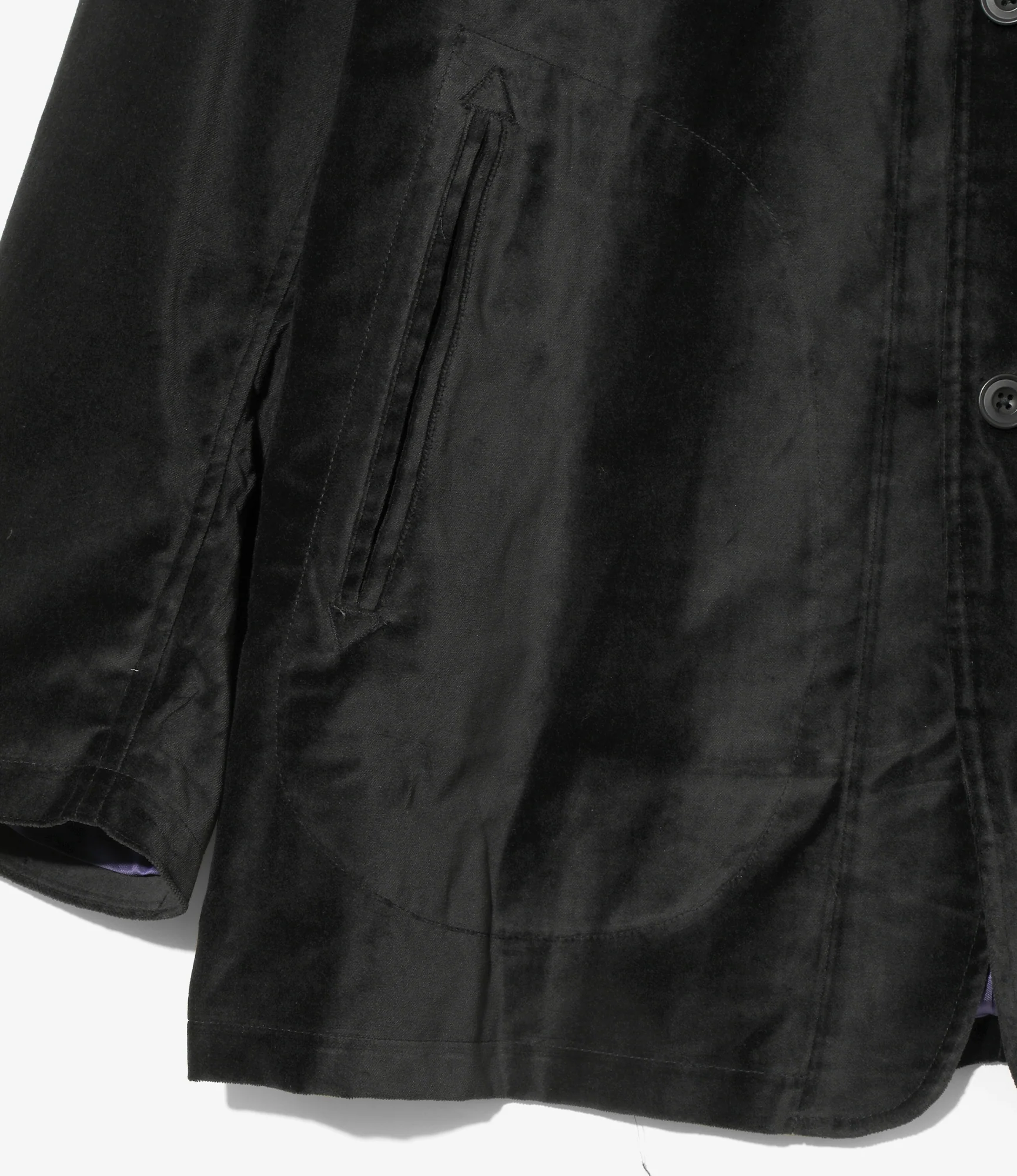 Arrow Jacket - Black - Velveteen - Image 3