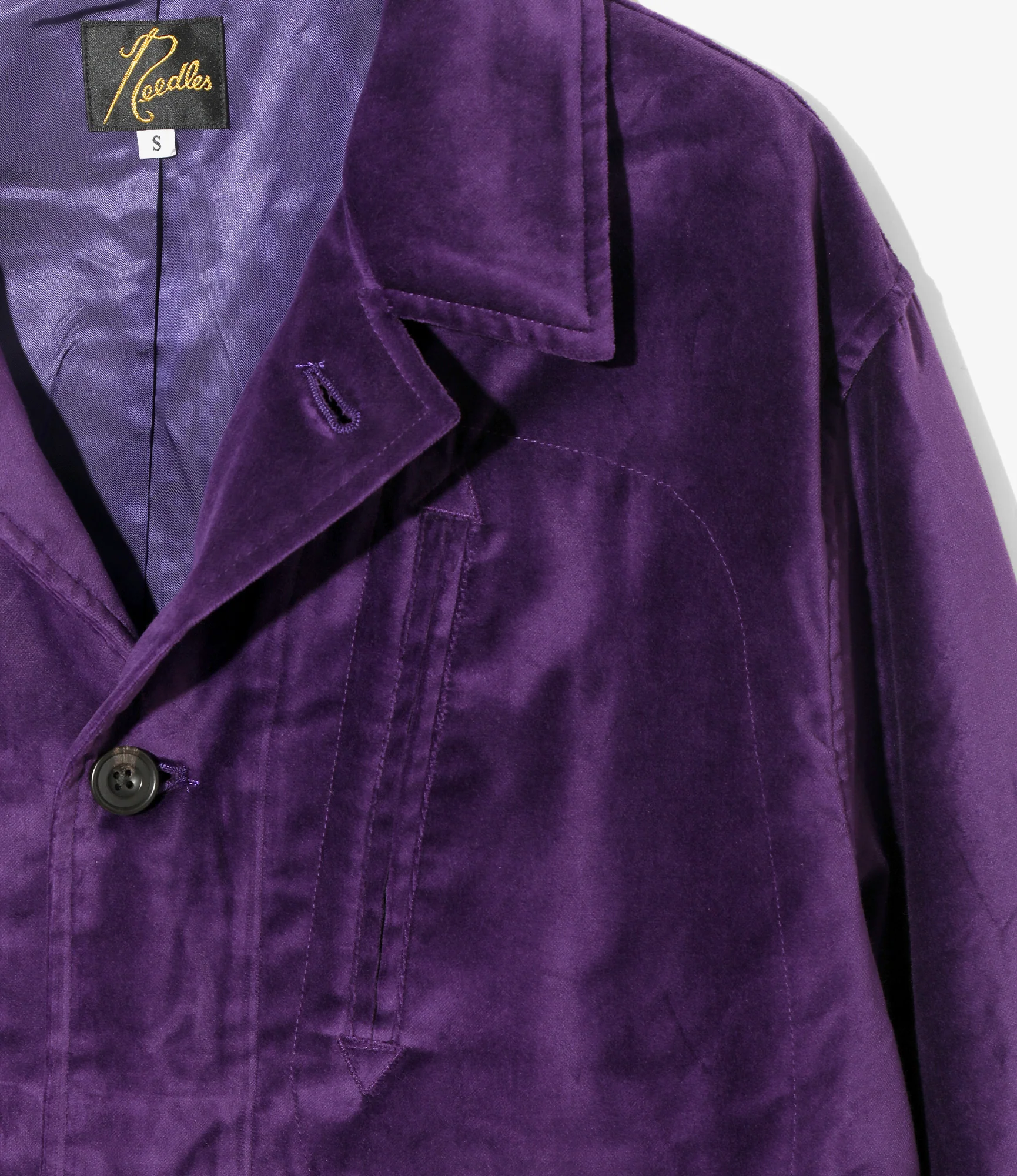 Arrow Jacket - Purple - Velveteen - Image 2