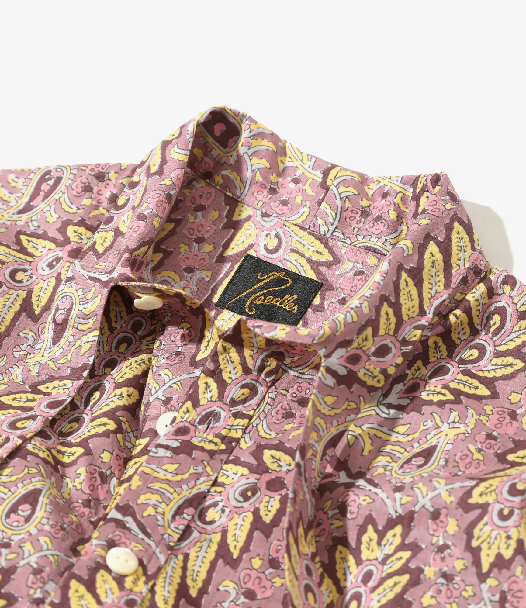 Ascot Collar Dress - Paisley - Printed Cotton Lawn - Image 2
