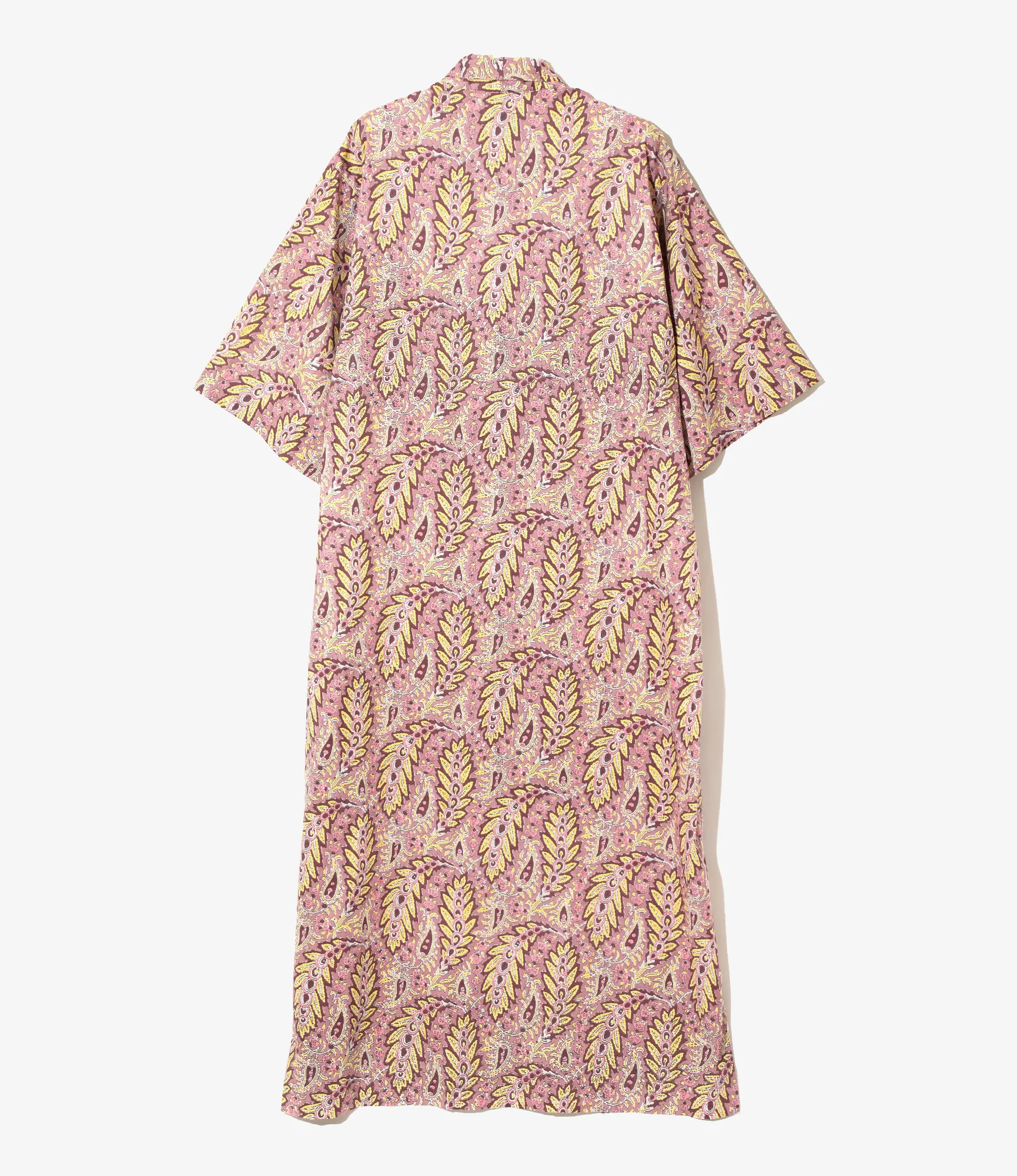 Ascot Collar Dress - Paisley - Printed Cotton Lawn - Image 4