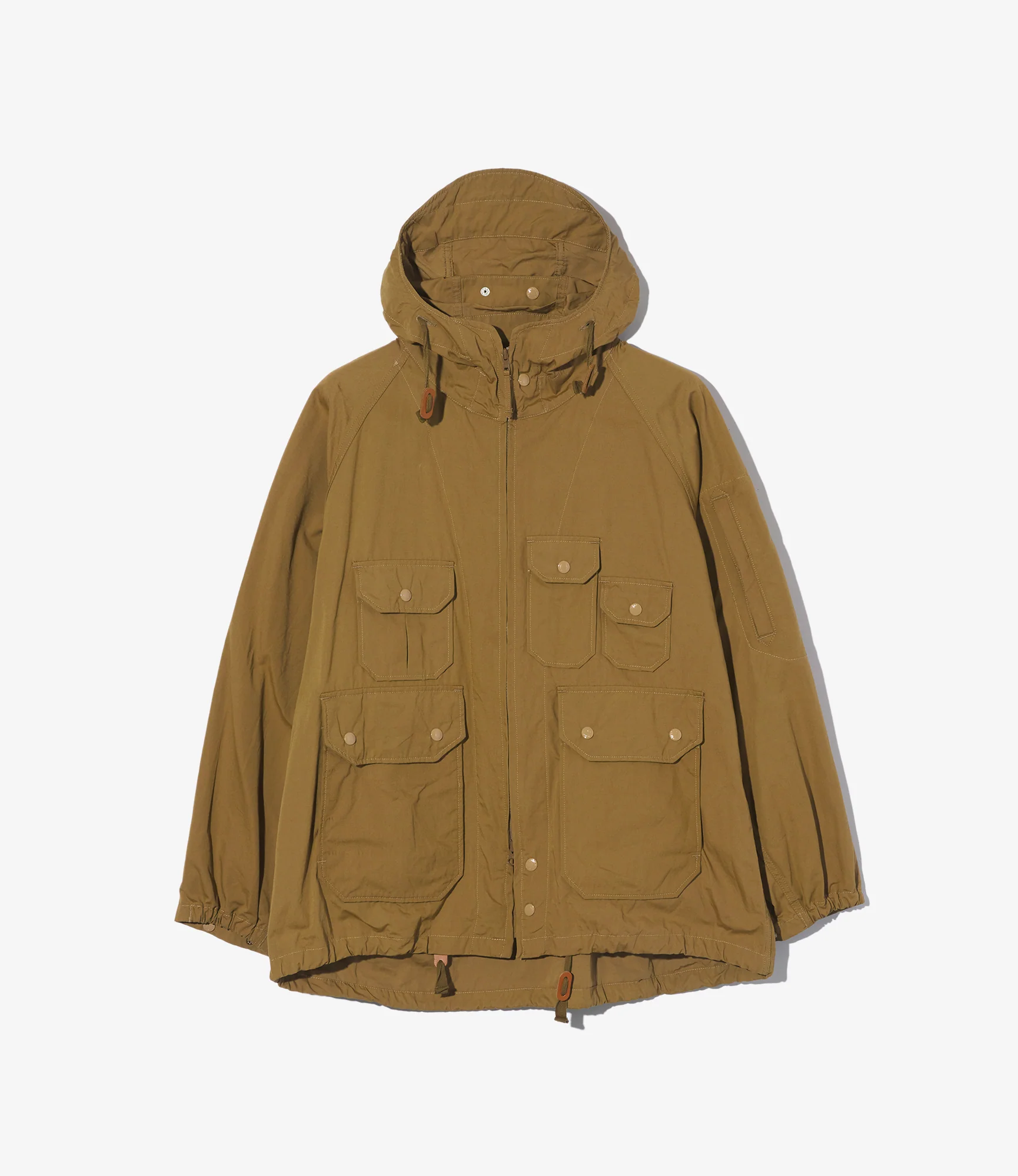 Atlantic Parka - Dk. Khaki Cotton Crosgrain