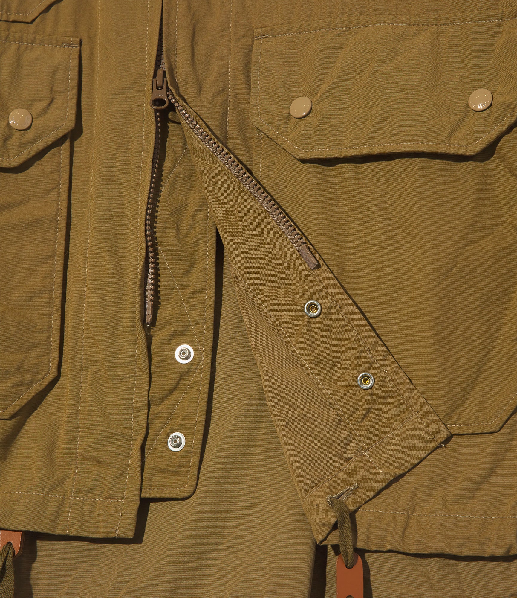 Atlantic Parka - Dk. Khaki Cotton Crosgrain - Image 2
