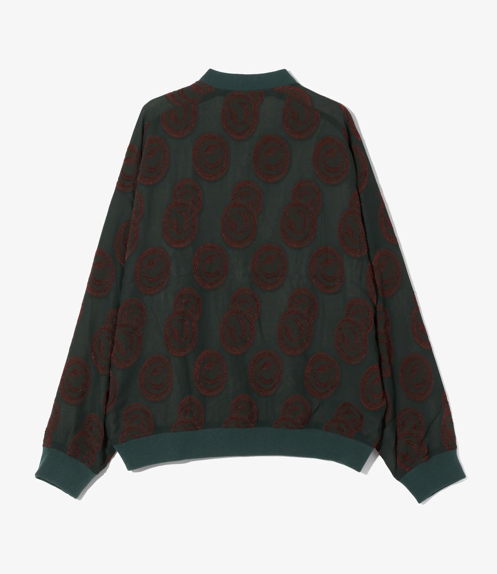 BB Jacket - Green / Bordeaux- R/PE Ring Cut Jq - Image 4