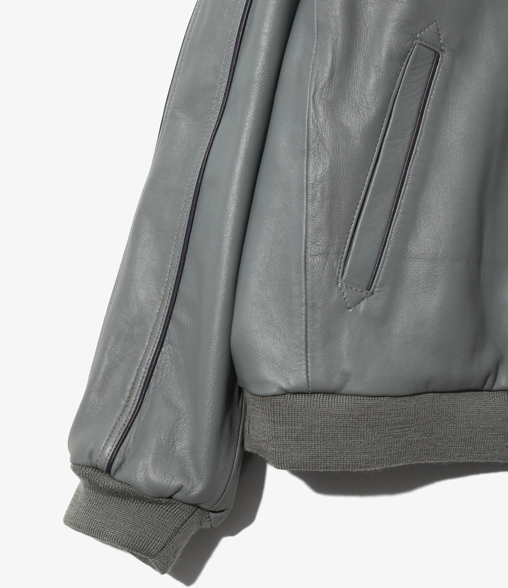 B.B. Jacket - Grey - Sheepskin - Image 3