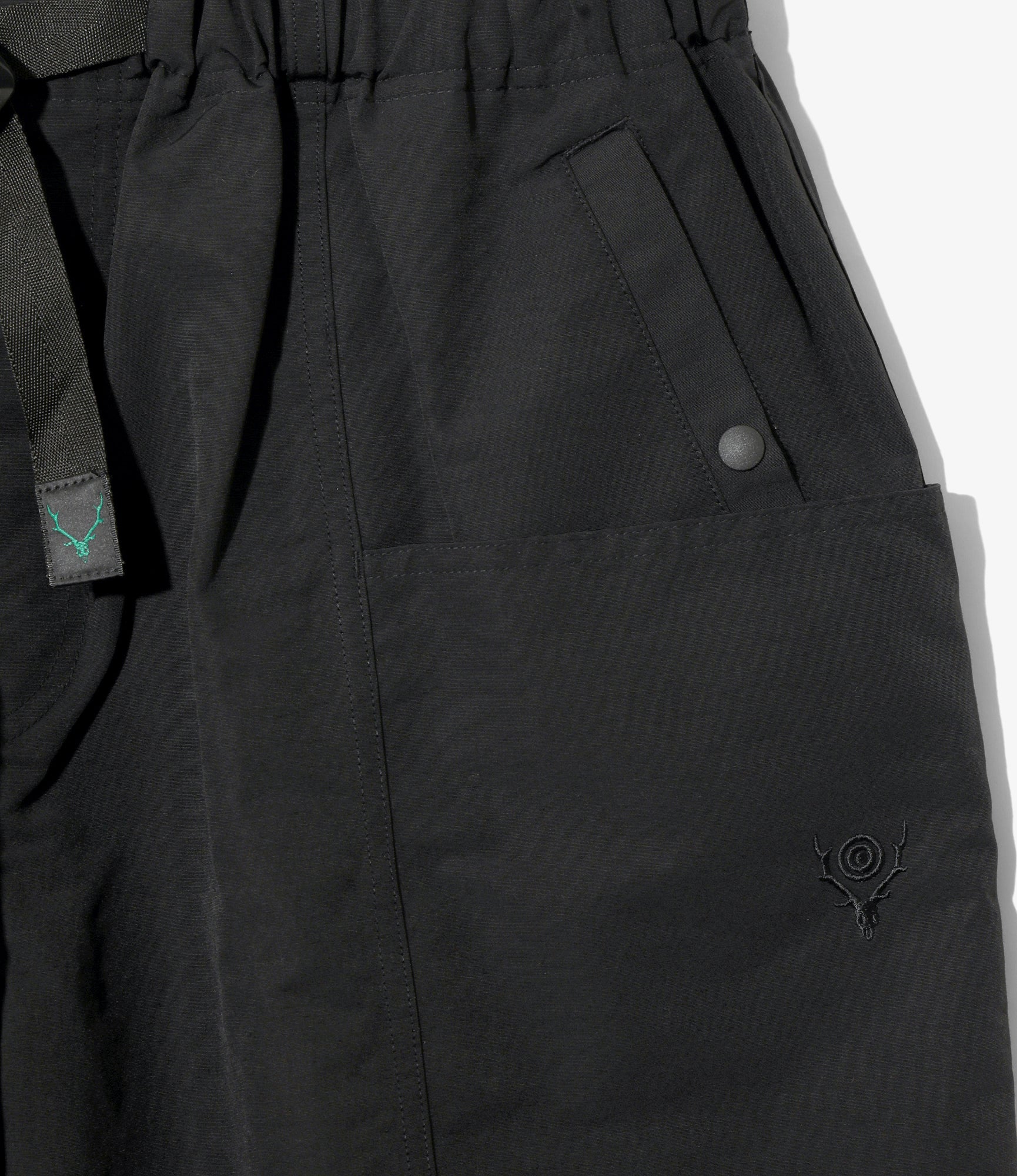 Belted C.S. Short - Black - C/N Grosgrain - Image 2