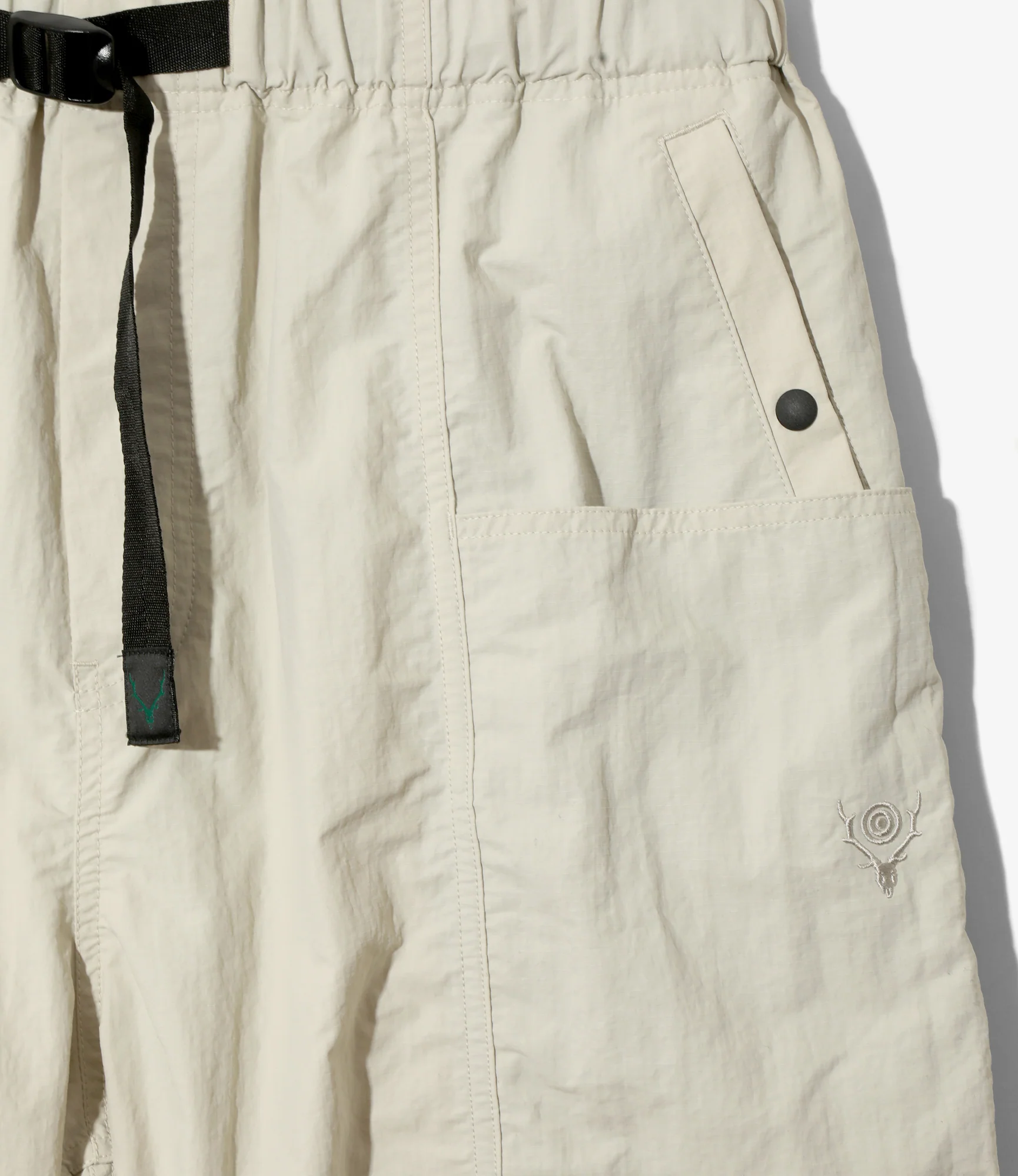 Belted C.S. Short - Ivory - Nylon Ripstop - Image 2