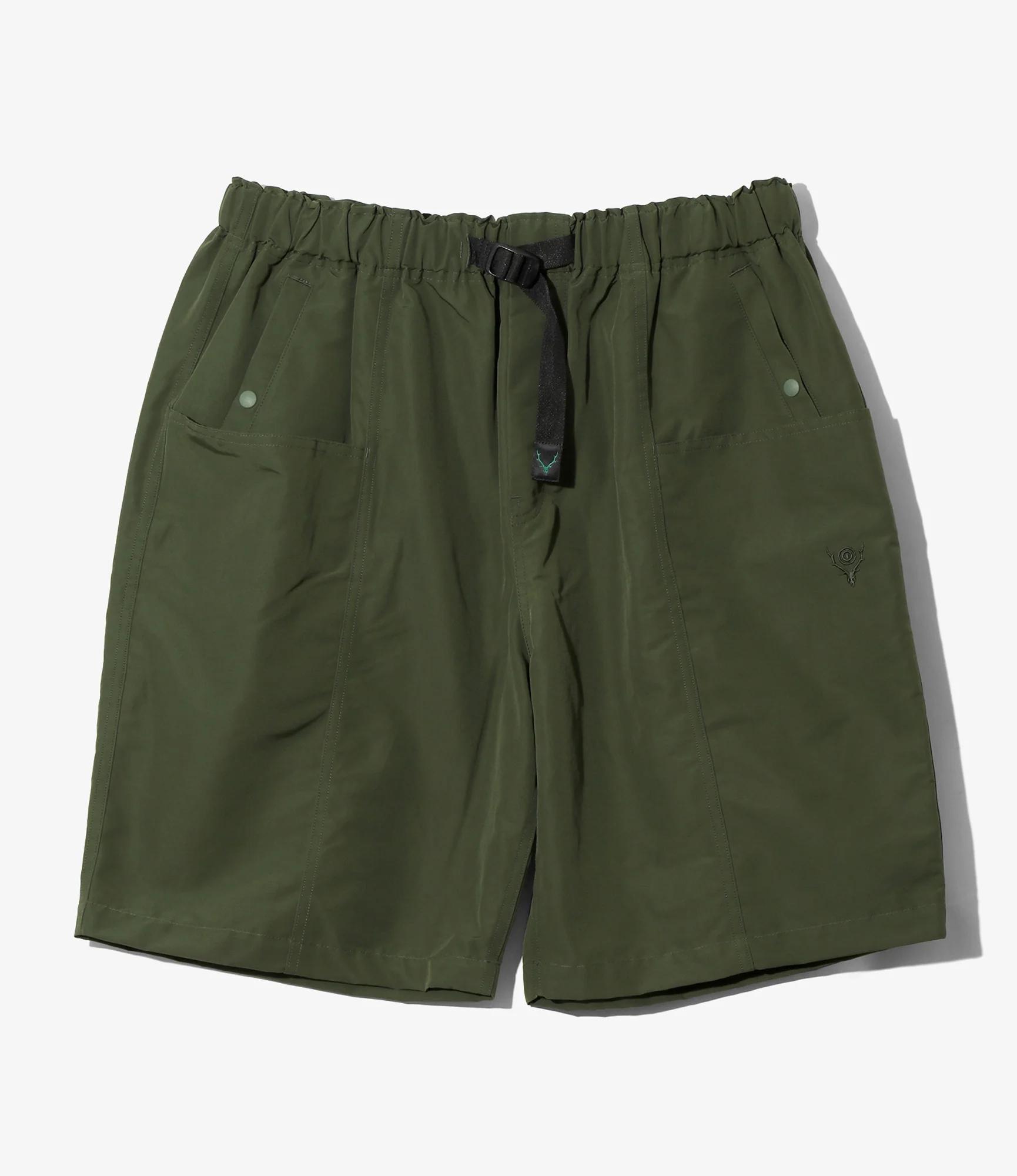 Belted C.S. Short - Olive - C/N Grosgrain