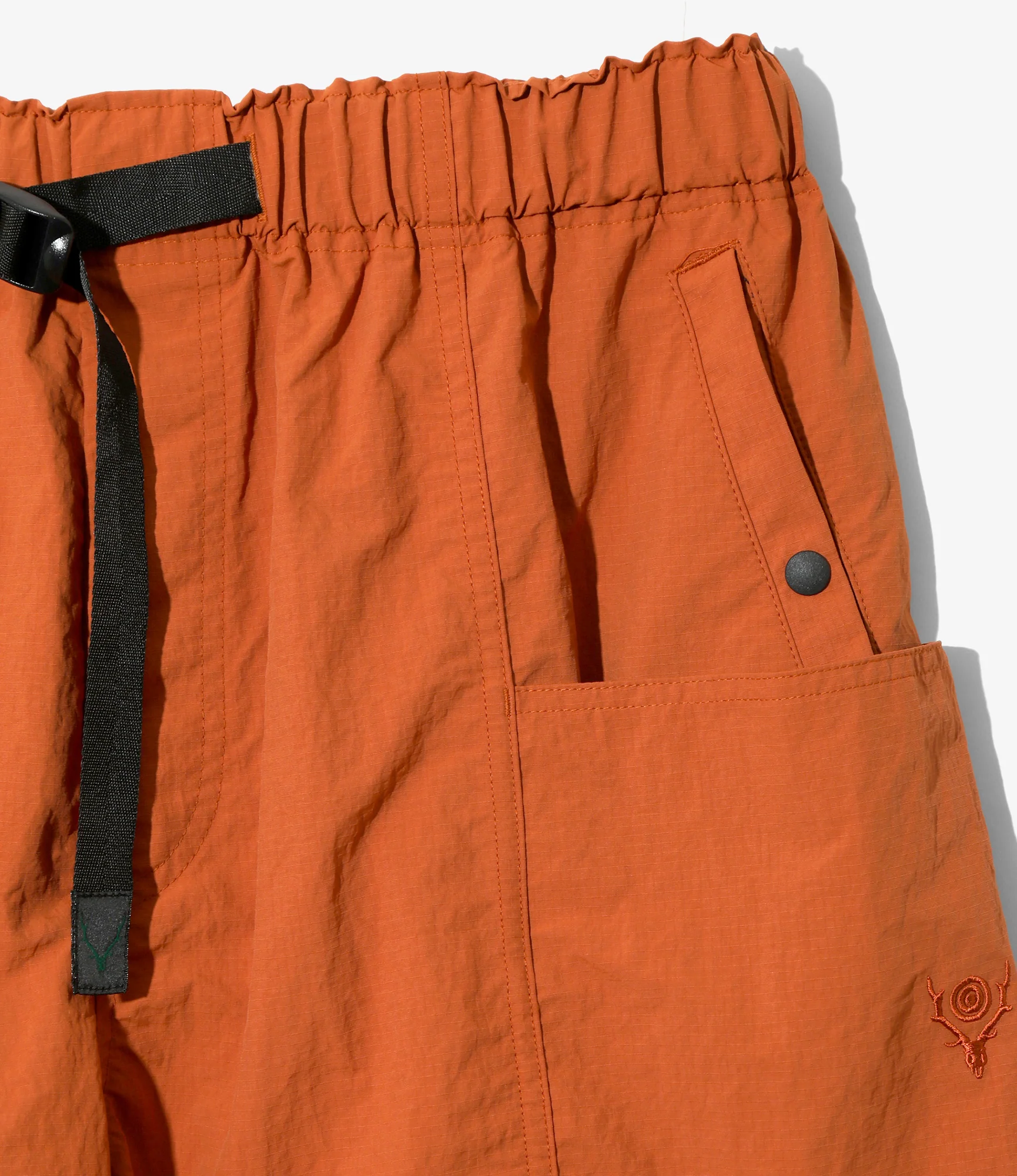 Belted C.S. Short - Orange - Nylon Ripstop - Image 2