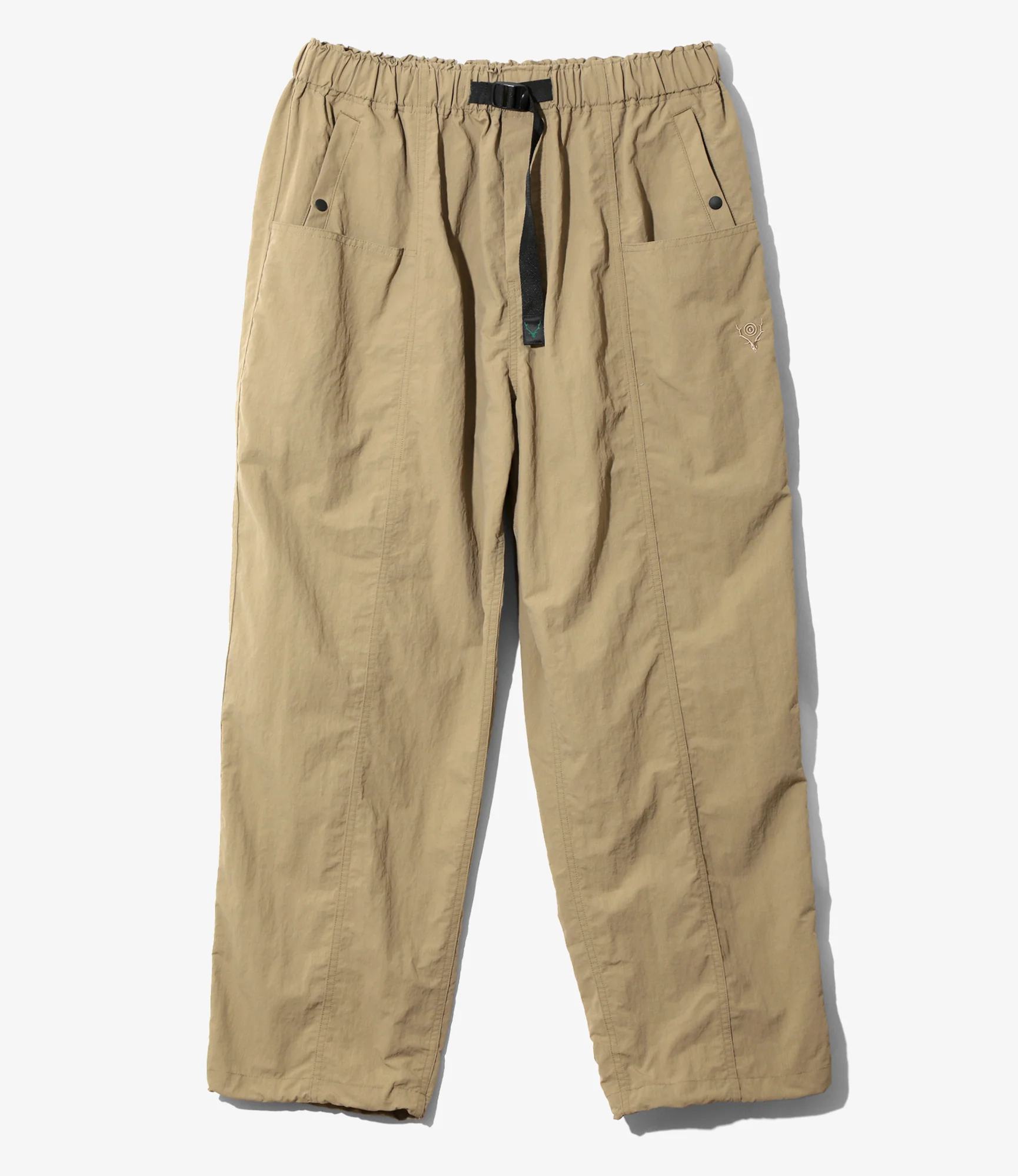 Belted C.S.Pant - Beige - Nylon Ripstop
