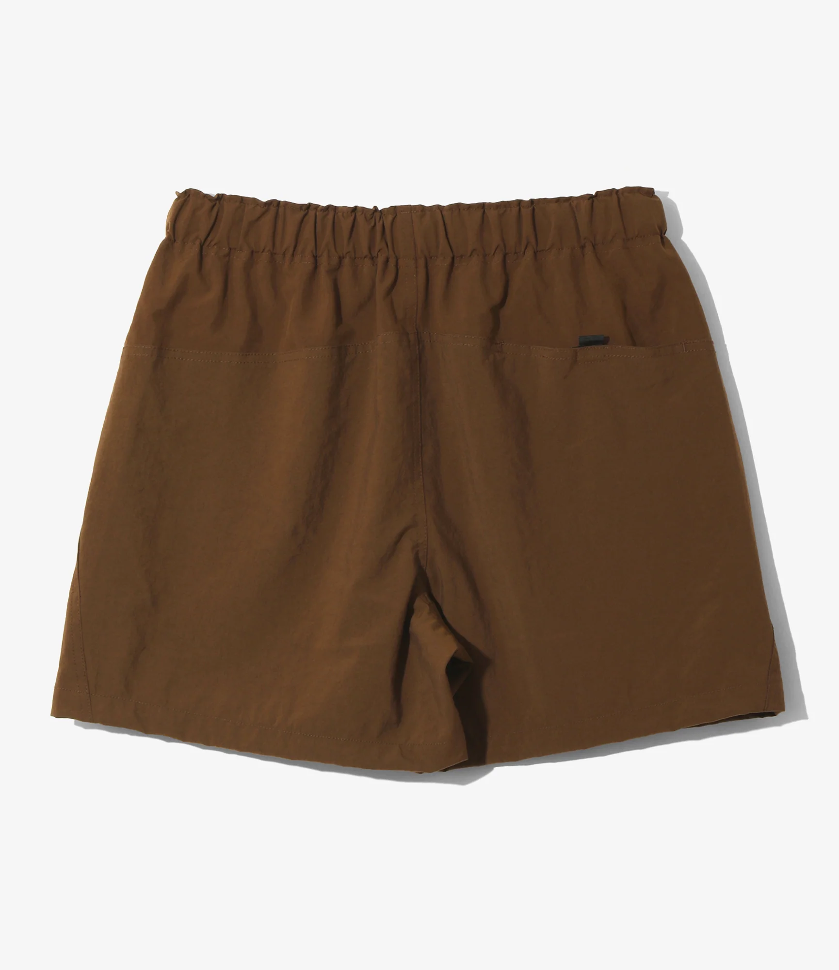 Belted Short - Brown - Nylon Oxford - Image 3