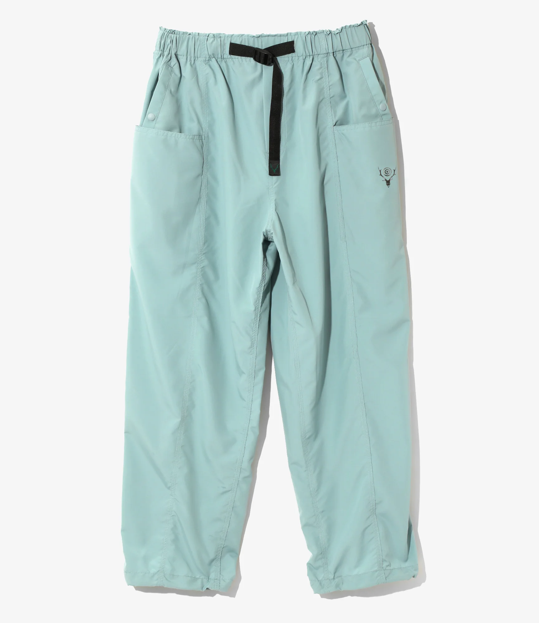 Belted C.S. Pant - Sax - Poly Taffeta