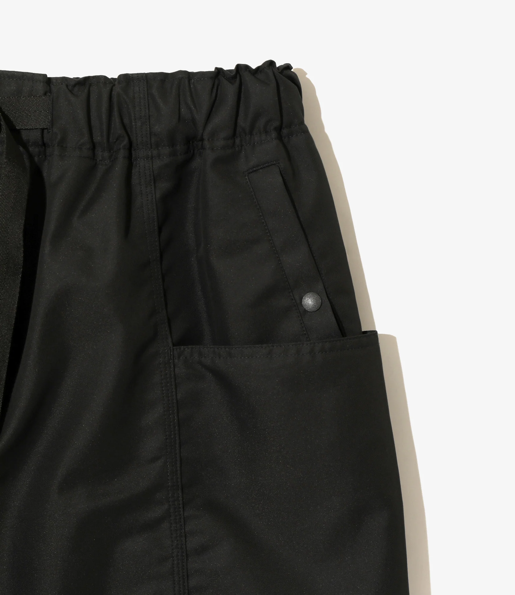 Belted C.S. Short - Black - C/PE Twill - Image 2