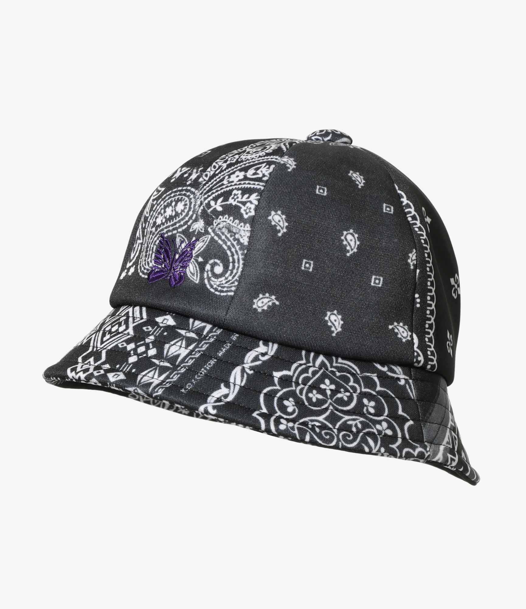 Needles x MIYAGIHIDETAKA - Bermuda Hat - Black - Bandana Print - Image 2