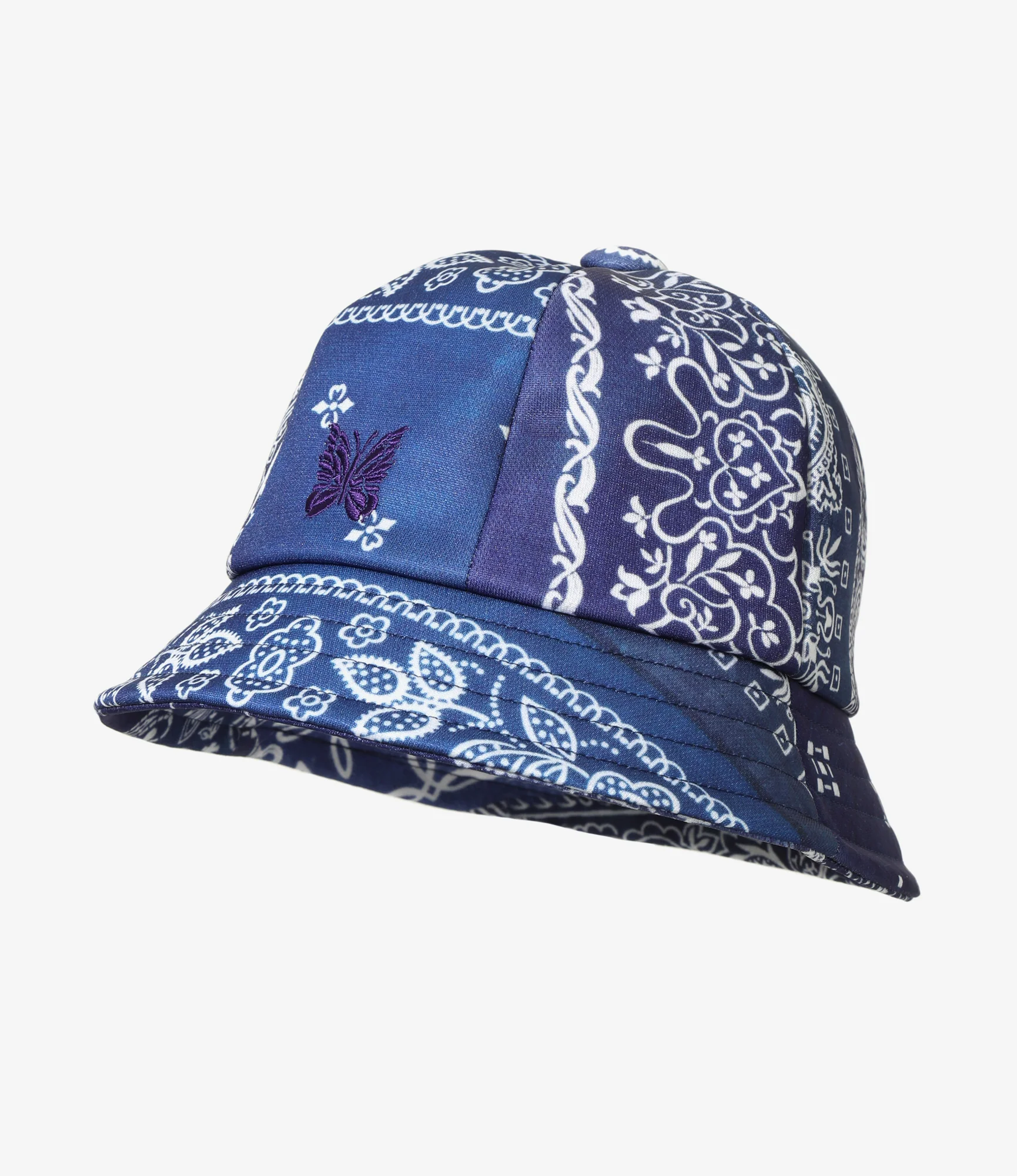 Needles x MIYAGIHIDETAKA - Bermuda Hat - Navy - Bandana Print - Image 2