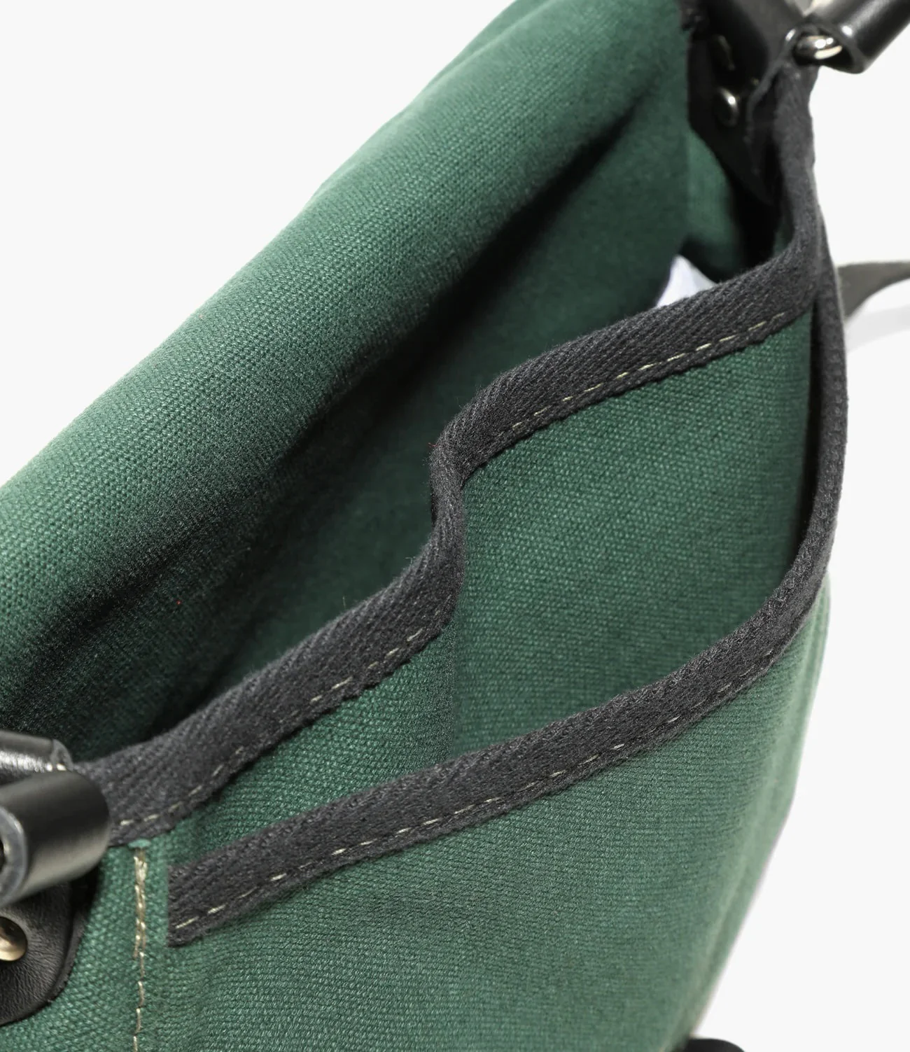 Binocular Bag Large - Hunter Green - 18oz Canvas - Image 2