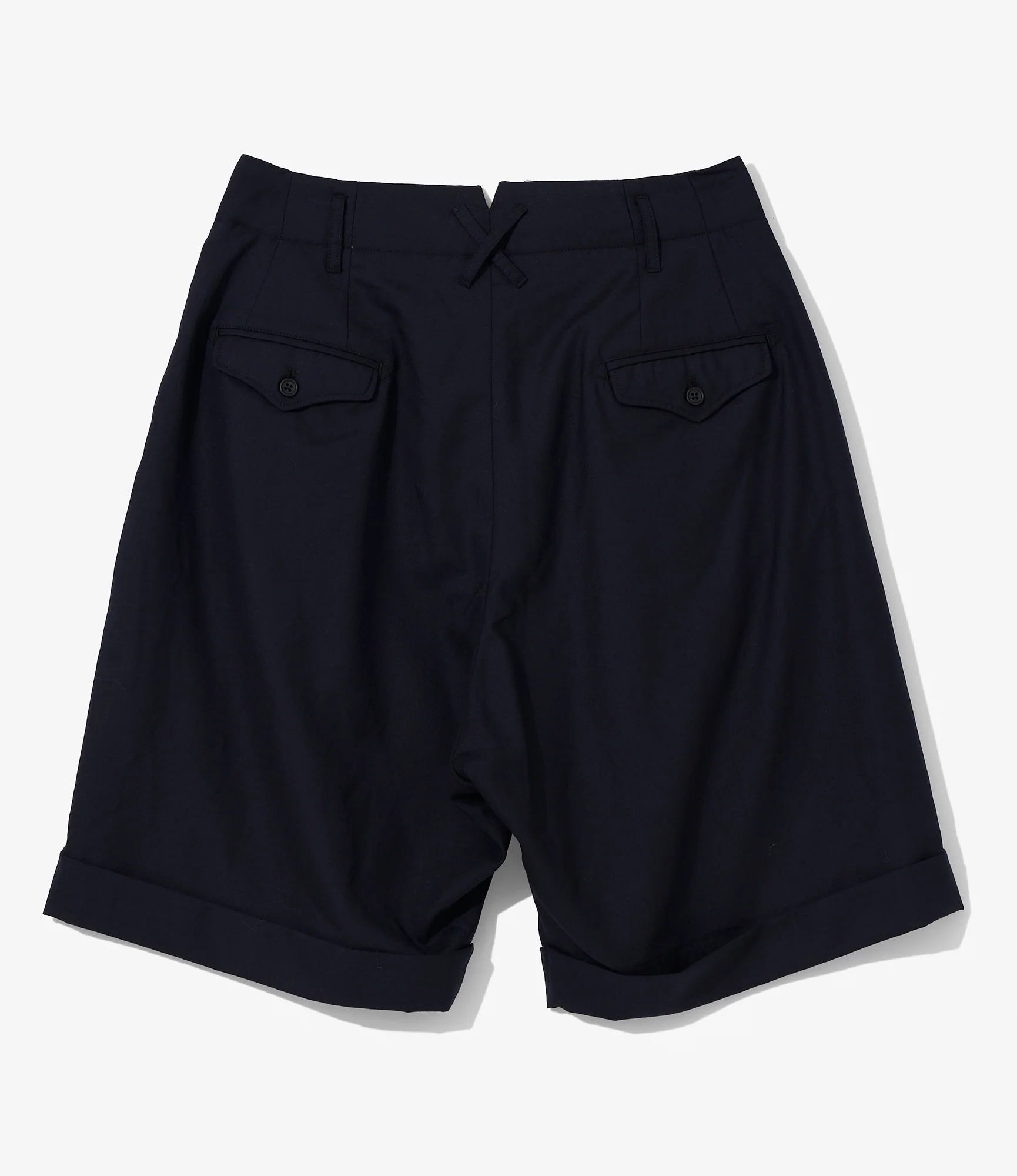 Bontan Shorts for NNY x Blue in Green - Dk. Navy Tropical Wool - Image 2