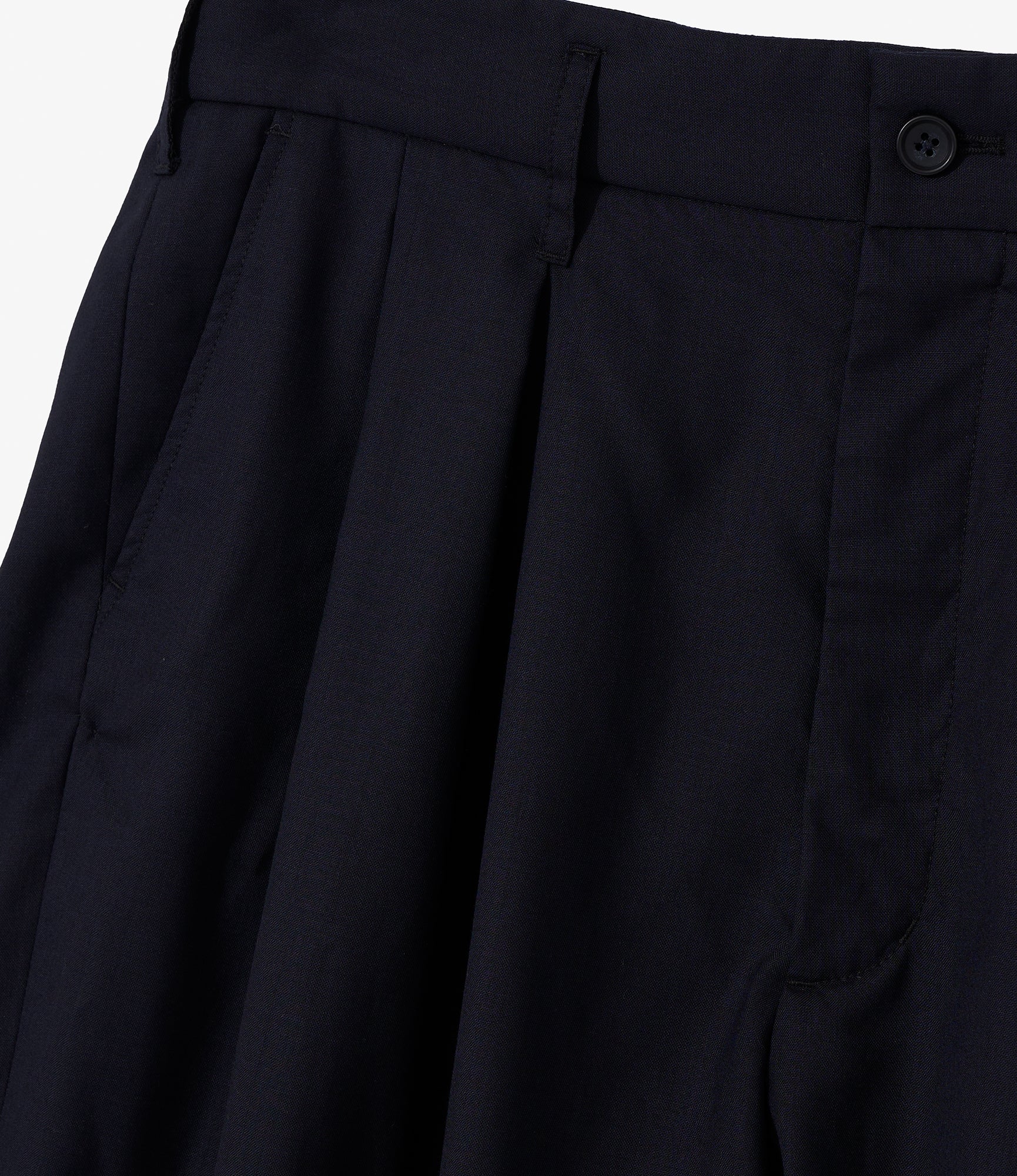 Bontan Shorts for NNY x Blue in Green - Dk. Navy Tropical Wool - Image 4