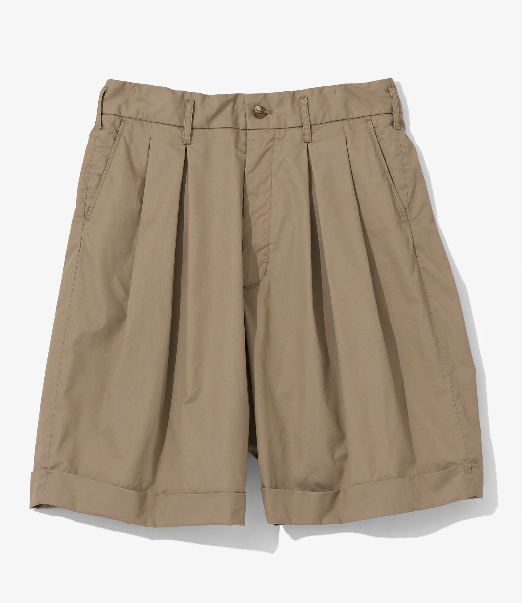 Bontan Shorts for NNY x Blue in Green - Khaki Highcount Twill