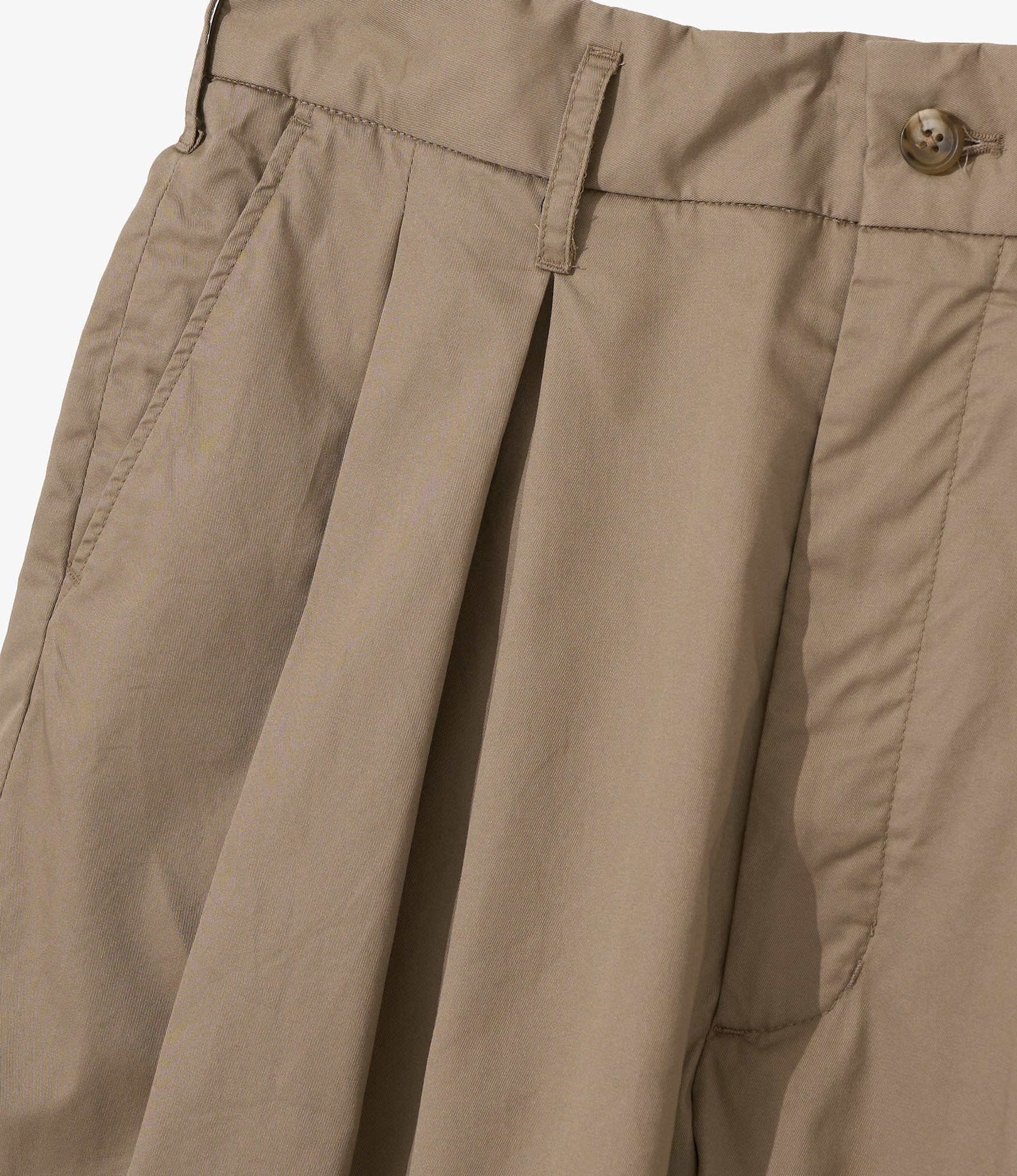 Bontan Shorts for NNY x Blue in Green - Khaki Highcount Twill - Image 4