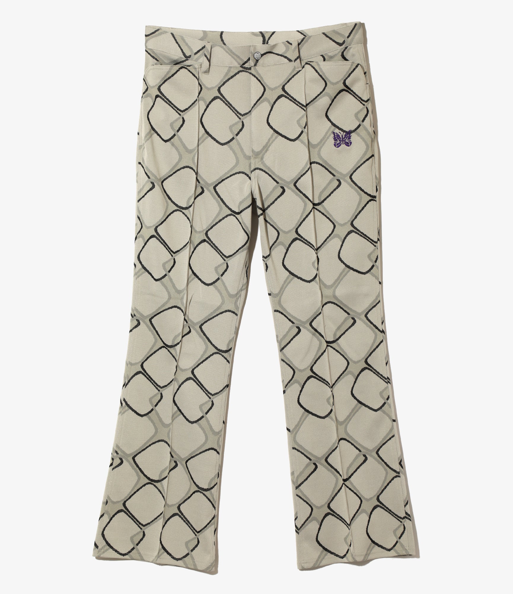 Boot-Cut Jean - Abstract - Poly Jacquard