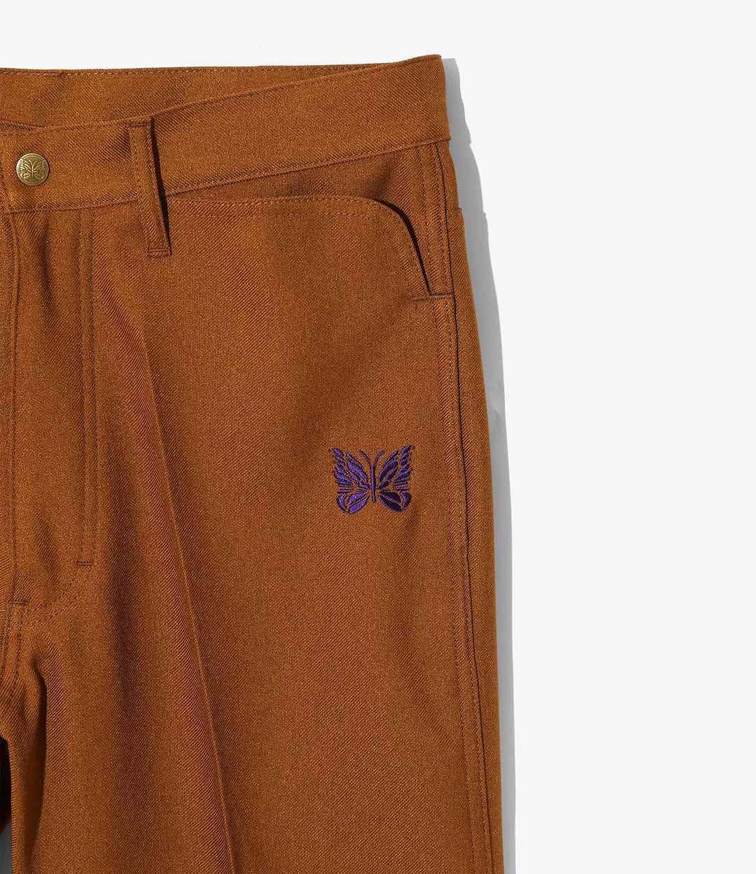 Boot-Cut Jean - Brown - Poly Twill - Image 2
