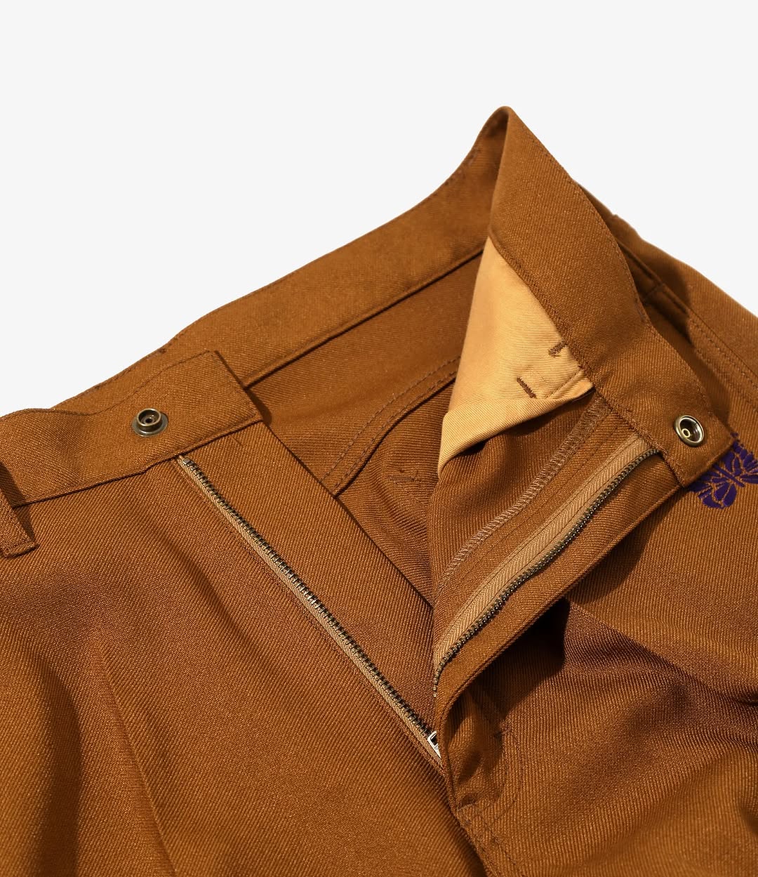 Boot-Cut Jean - Brown - Poly Twill - Image 3