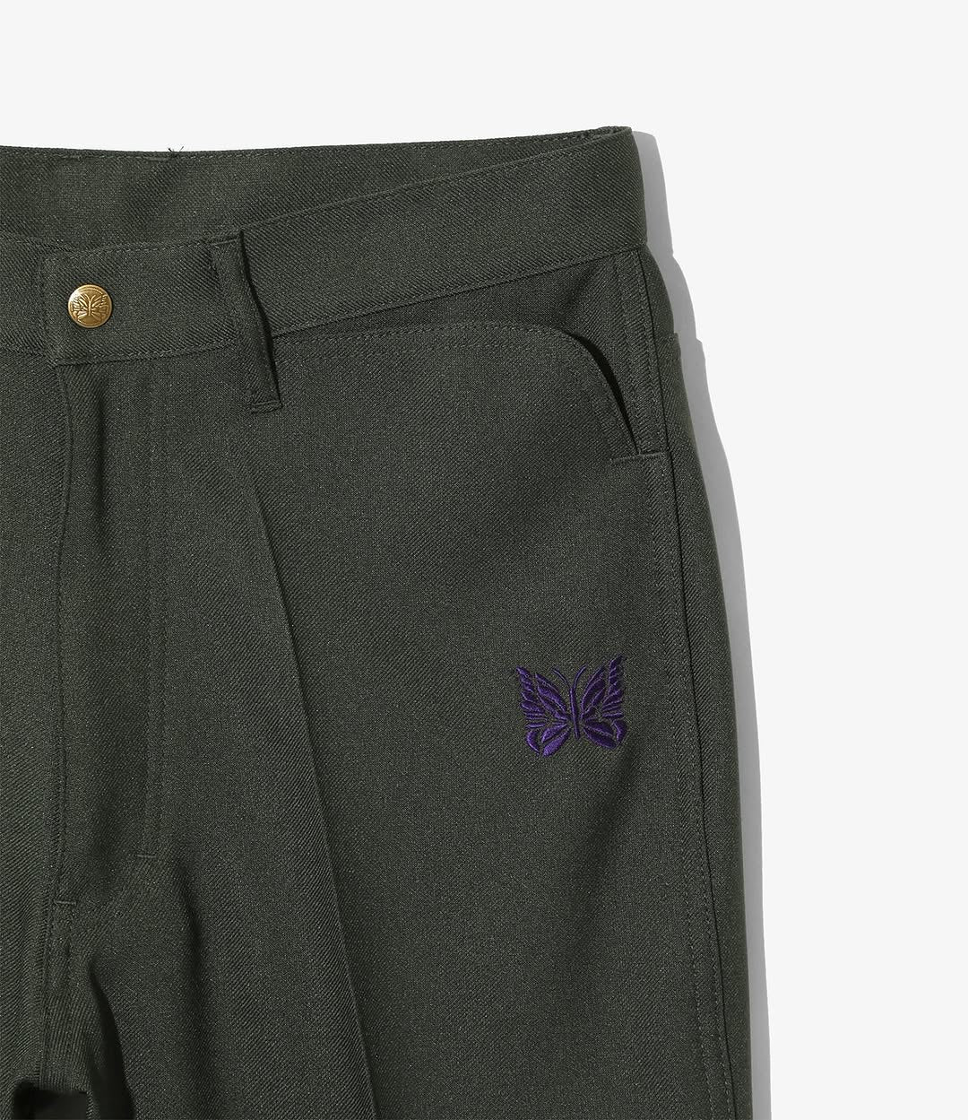 Boot-Cut Jean - Green - Poly Twill - Image 2