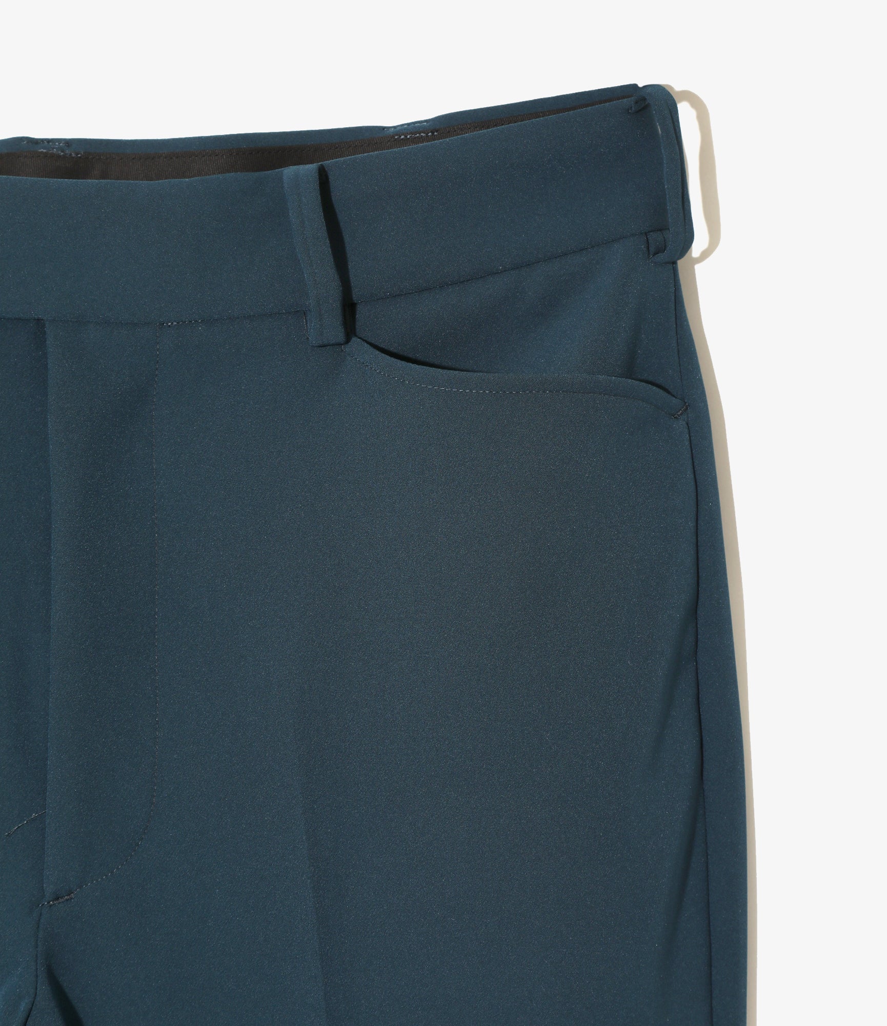 Boot-Cut Trouser - Navy - Poly Light Double Cloth - Image 2