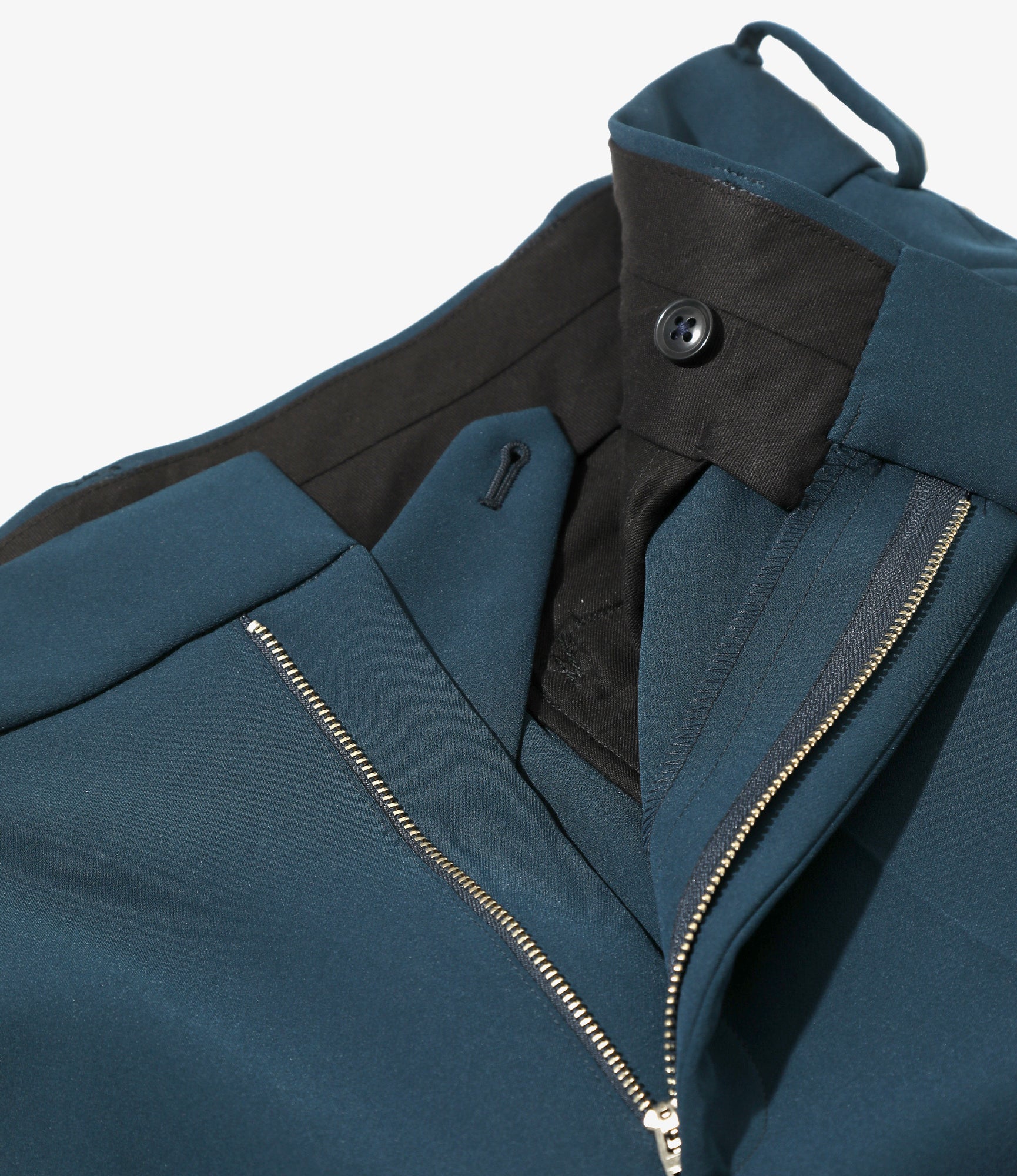 Boot-Cut Trouser - Navy - Poly Light Double Cloth - Image 3