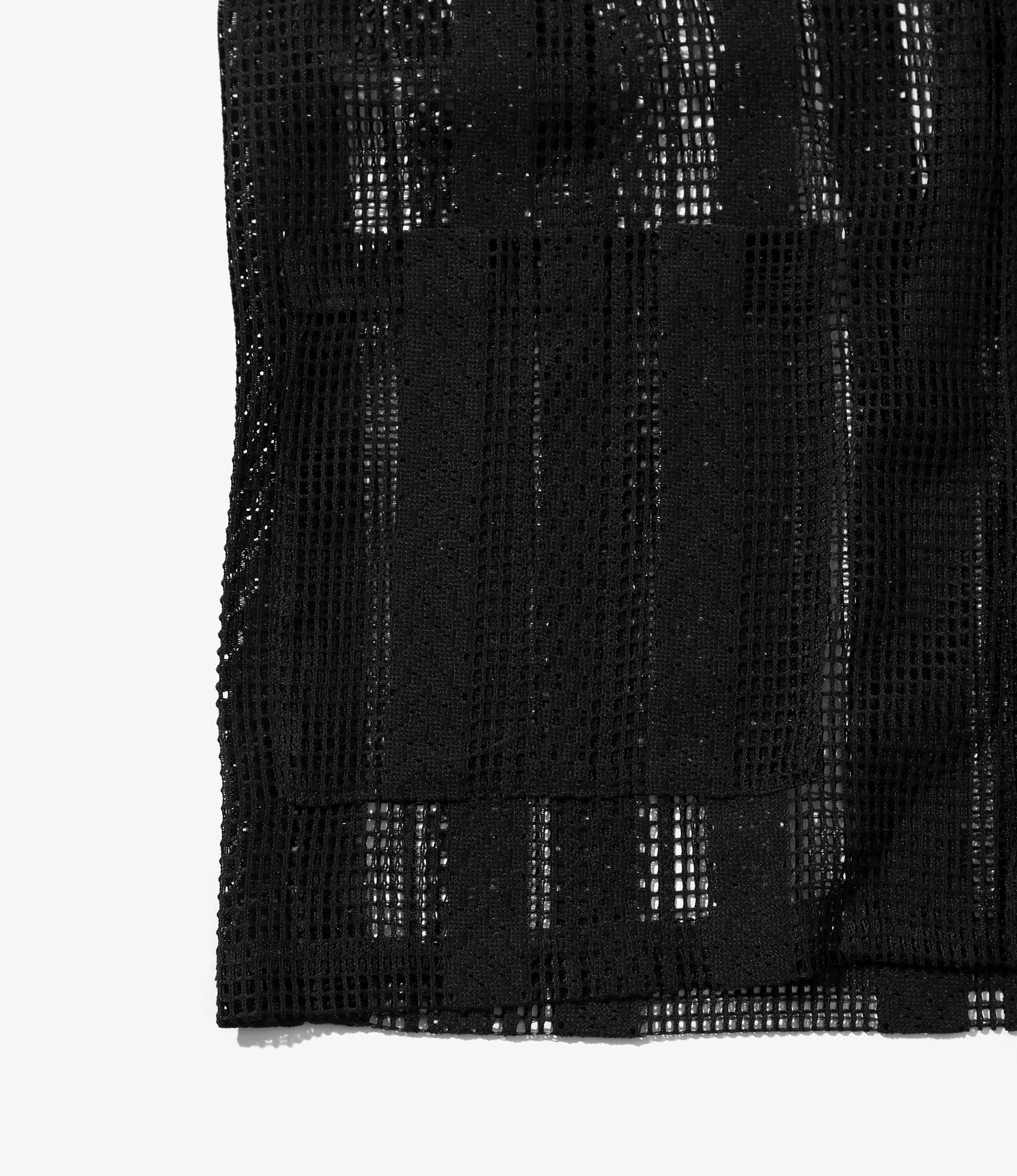 Cabana Shirt - Black - Poly Lace - Image 3