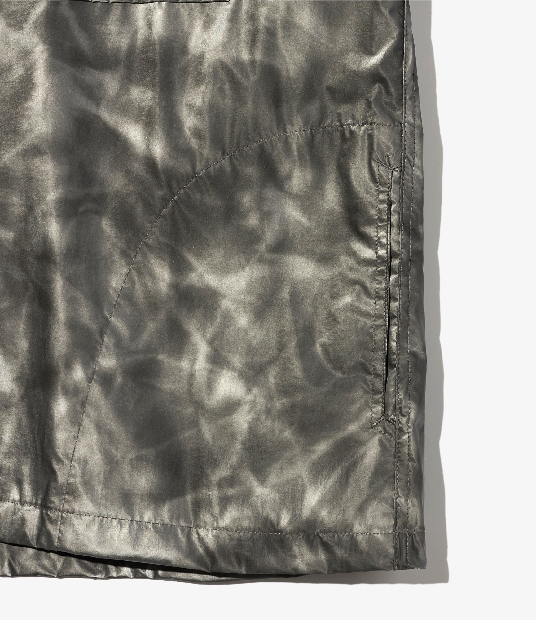 Cagoule - Silver Nylon Shadow Print - Image 4