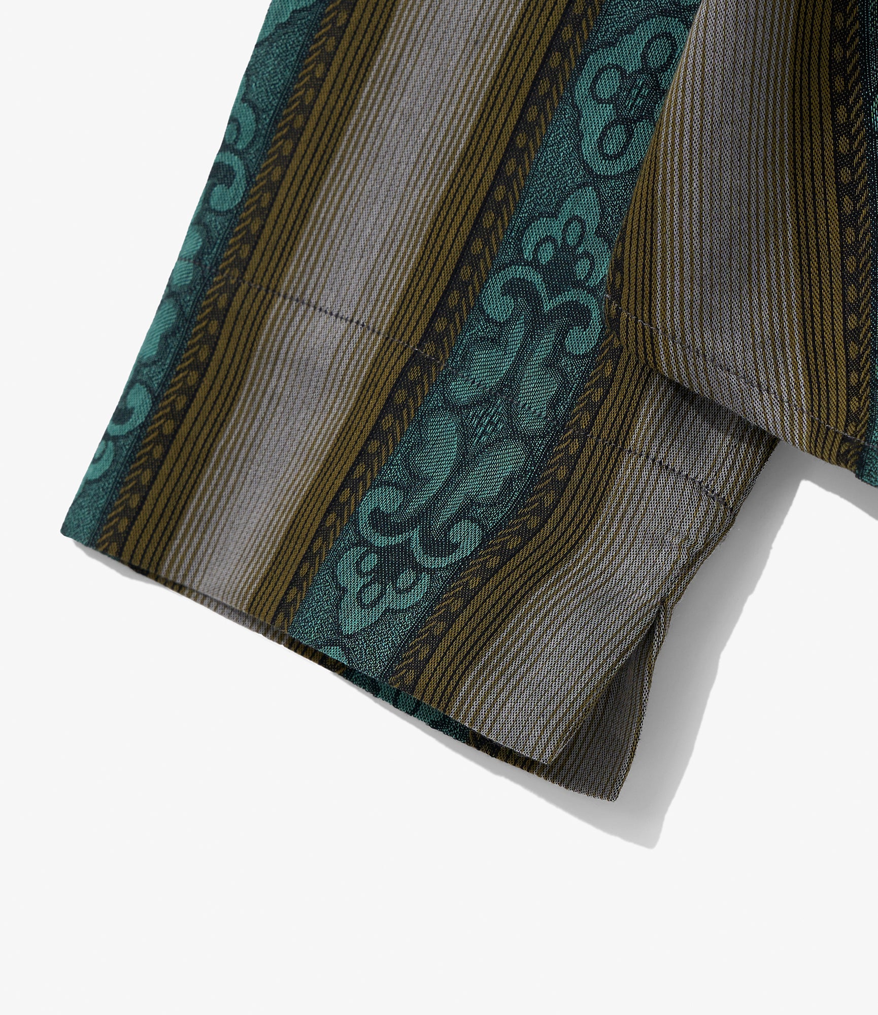 Camicie Capalbio - Olive - Fleur Stripe Jacquard - Image 6