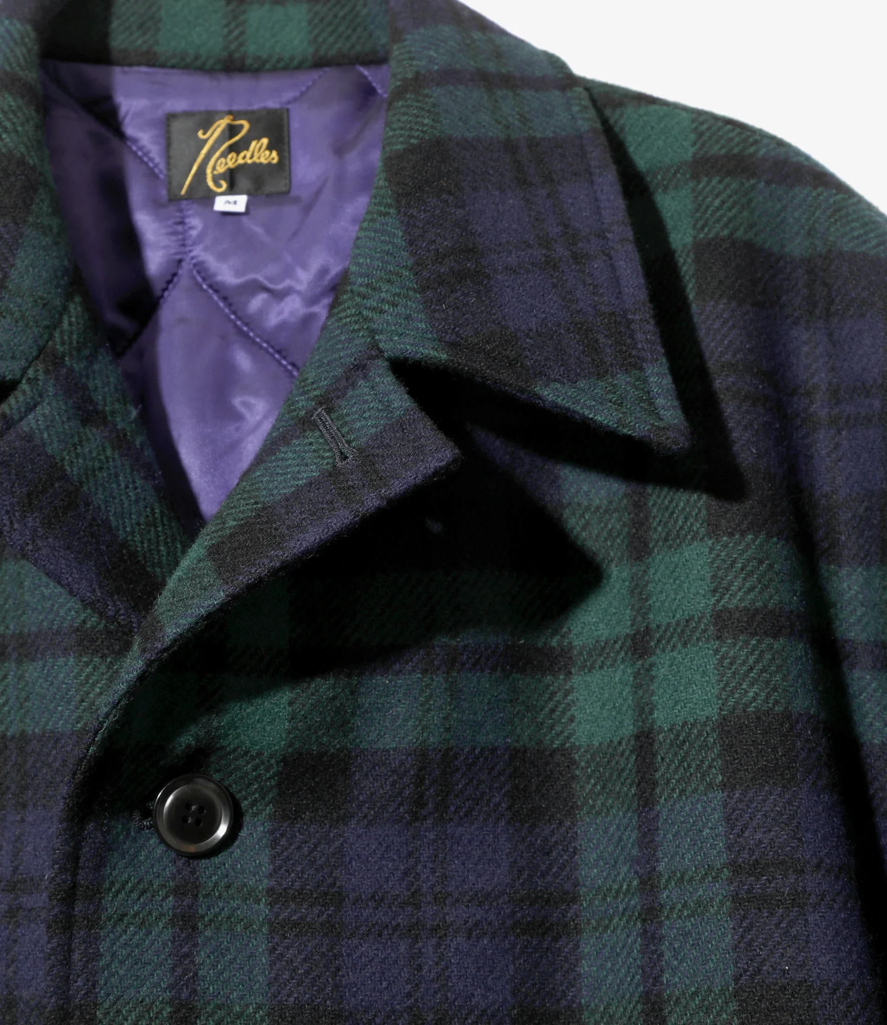 Car Coat - Blackwatch - Wool Tartan Plaid - Image 2