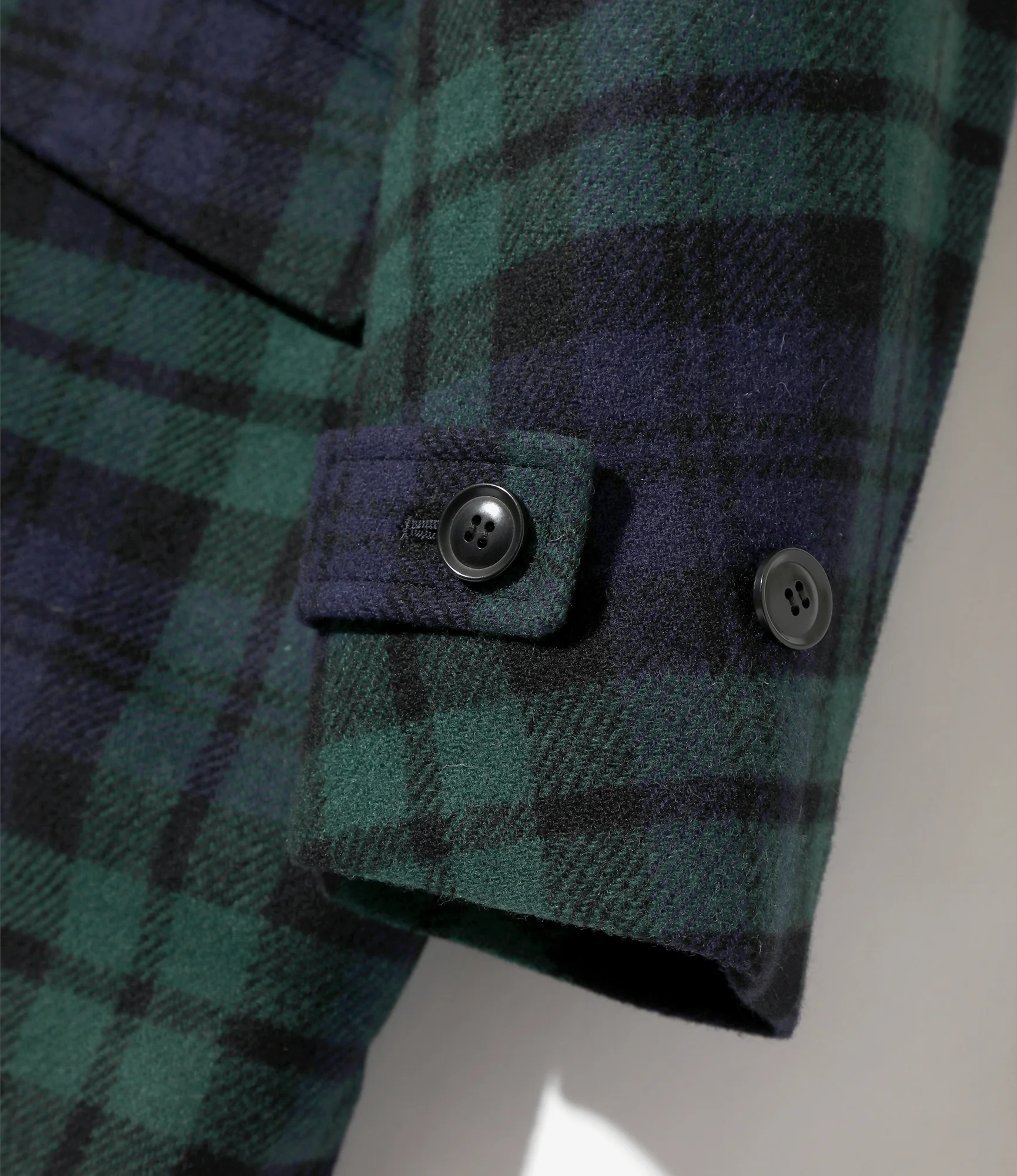 Car Coat - Blackwatch - Wool Tartan Plaid - Image 4