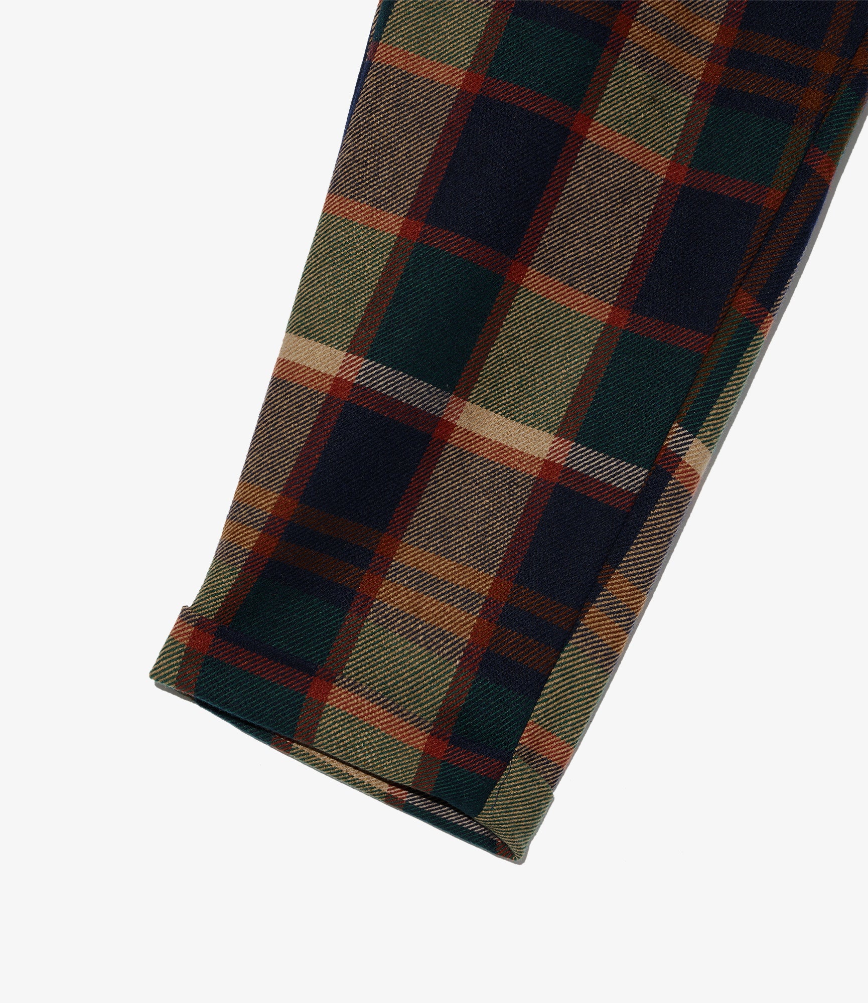 Carlyle Pant - Navy/Brown Heavy Wool Plaid - Image 3