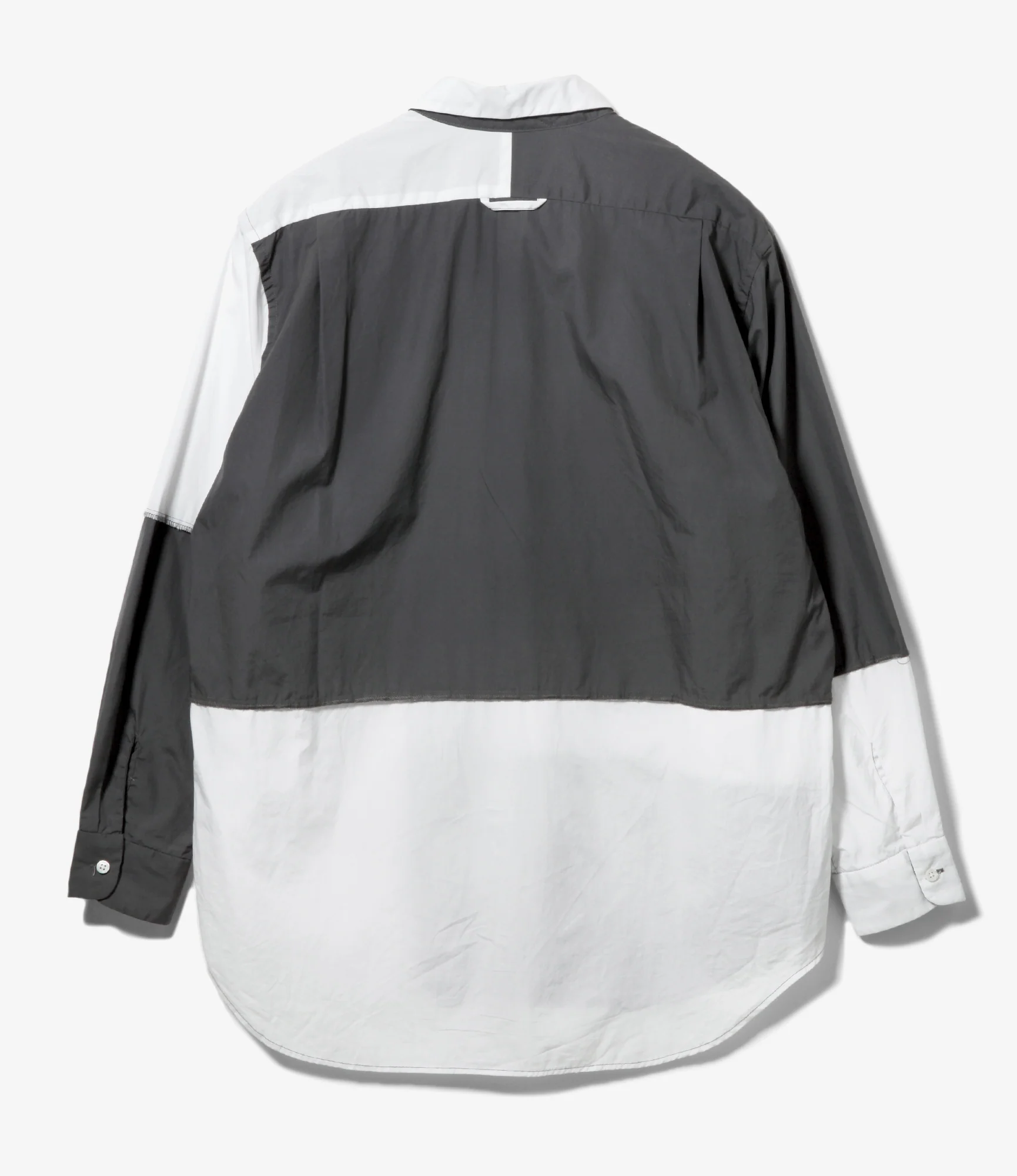 Combo Short Collar Shirt - White 100's 2Ply Broadcloth - Image 4