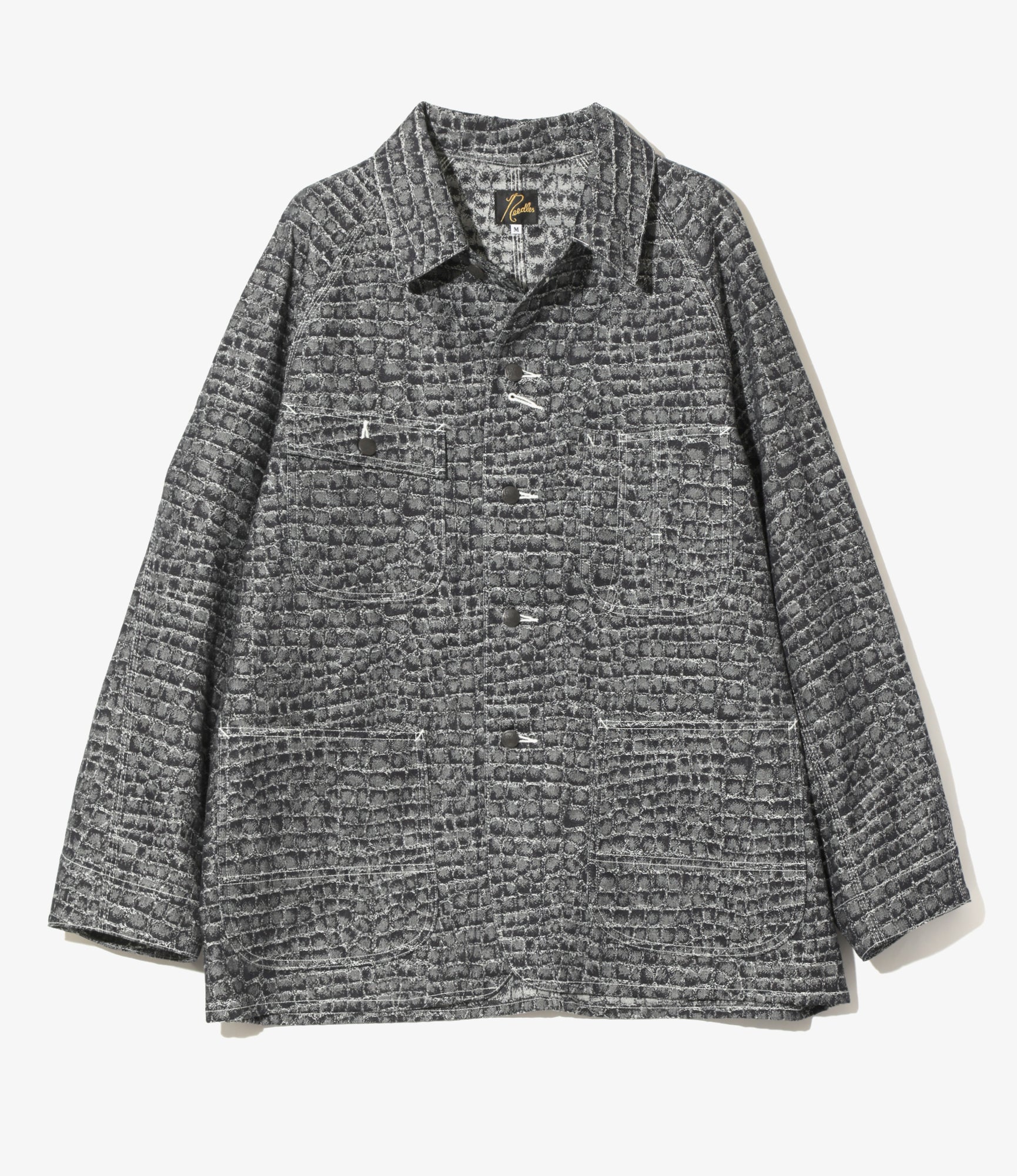 Coverall - Indigo - 10oz Denim / Crocodile Jacquard