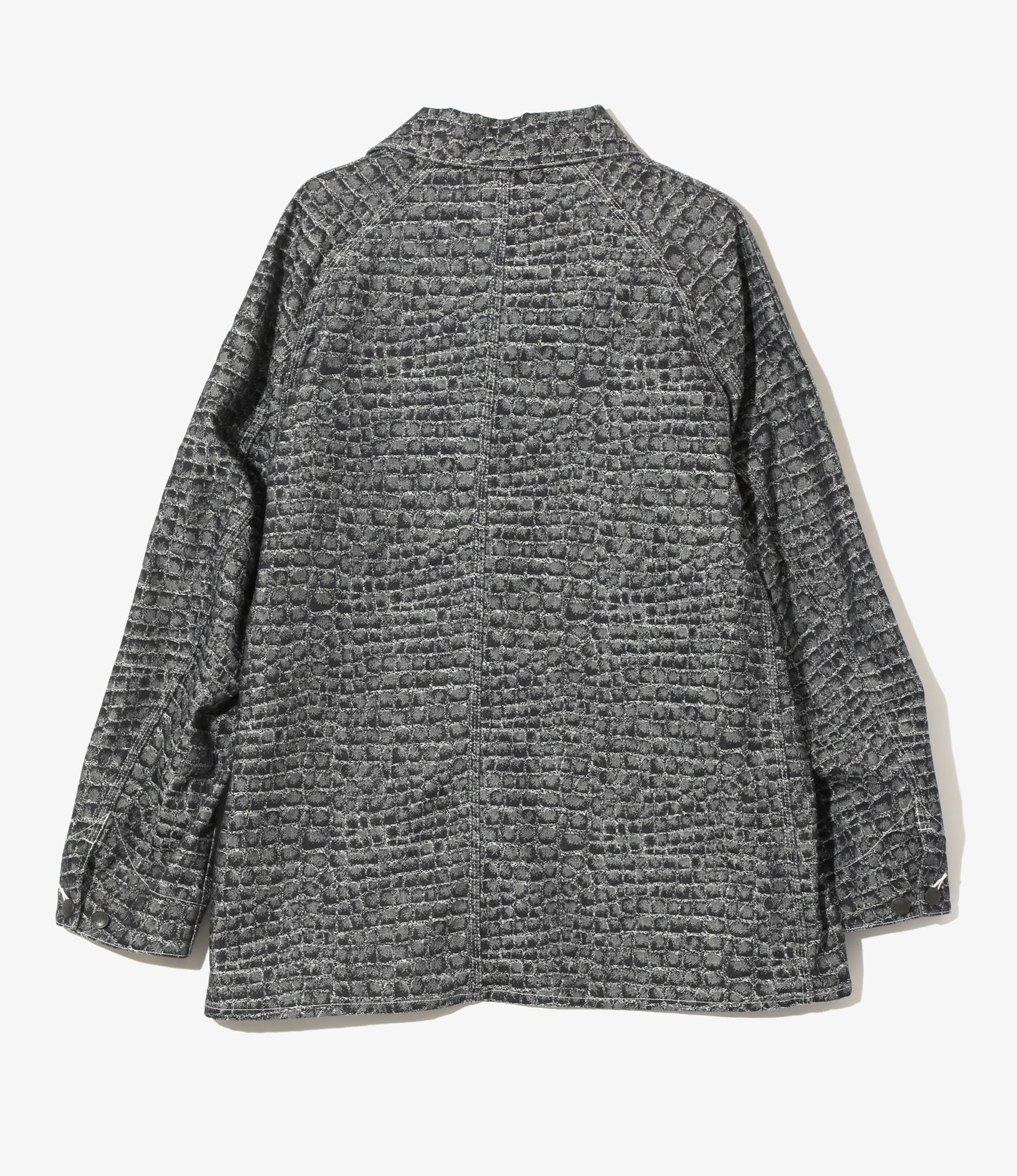 Coverall - Indigo - 10oz Denim / Crocodile Jacquard - Image 4