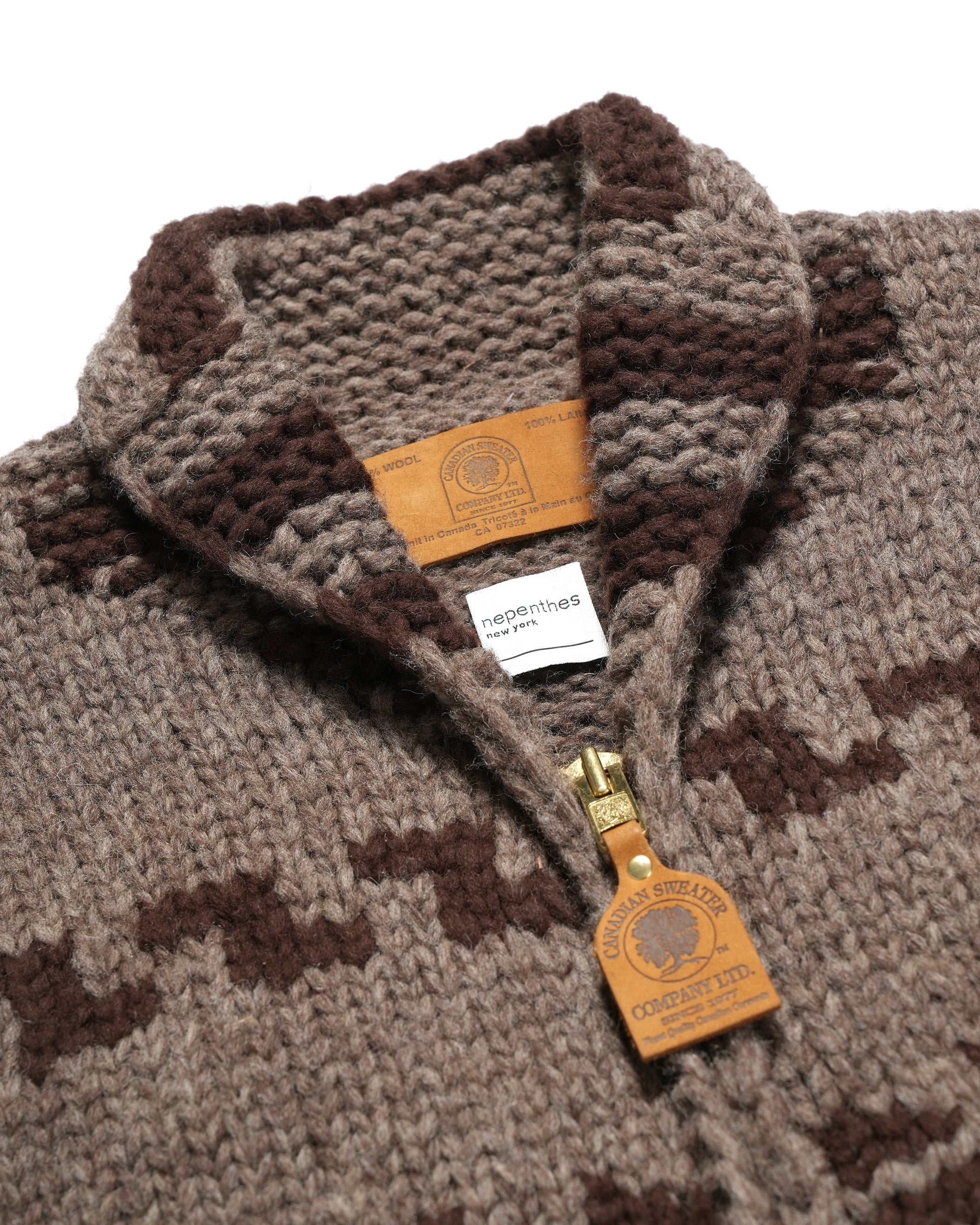 Cowichan Vest - Beige/Brown - Image 2