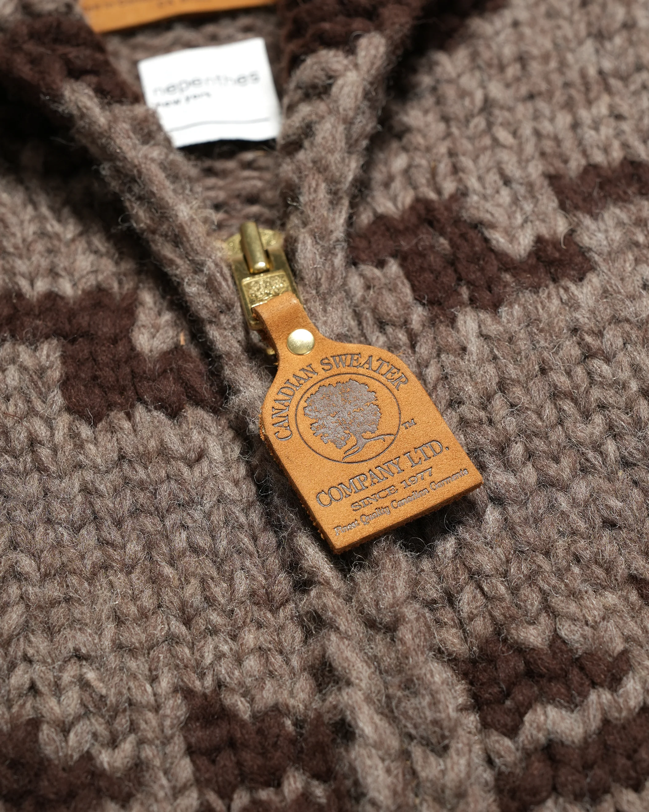 Cowichan Vest - Beige/Brown - Image 4