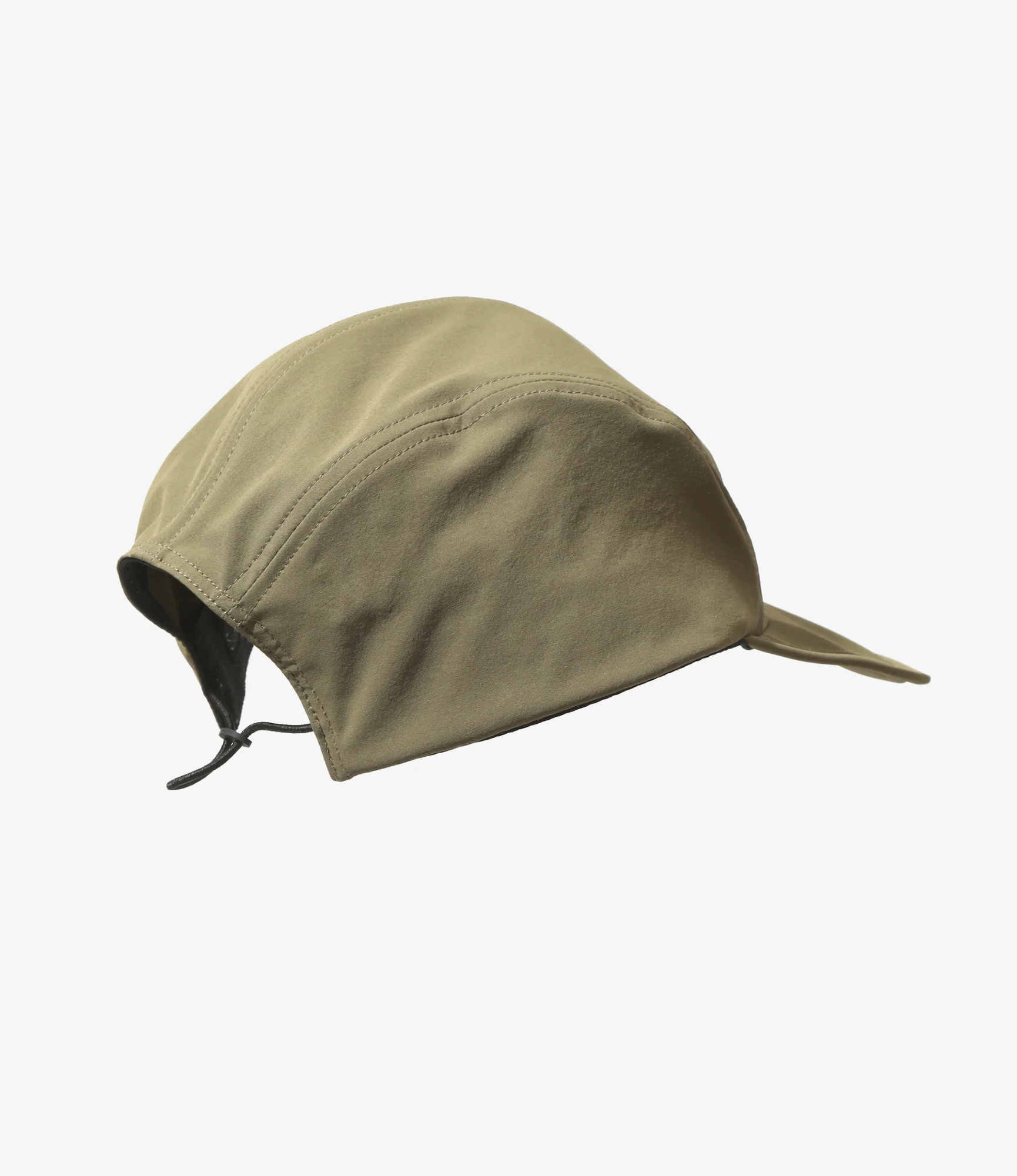 Cycle Cap - Olive - Poly Taffeta - Image 3