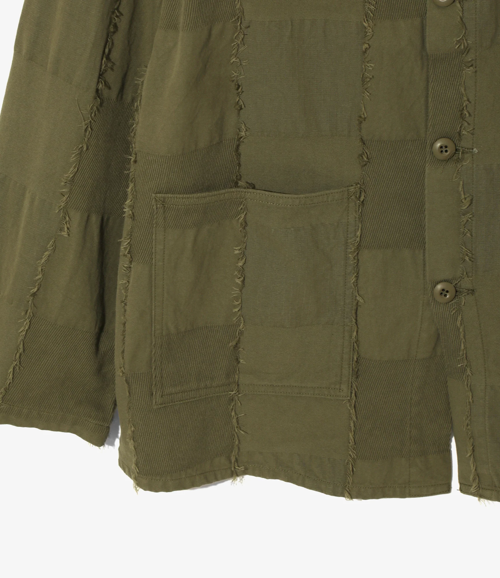 D.N. Coverall - Olive - Ripstop Cut Jacquard - Image 3