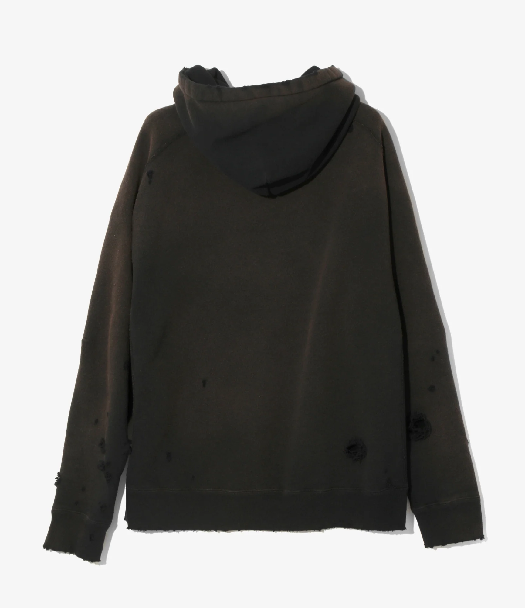 Darts Sweat Hoody - Black - French Terry - Image 5
