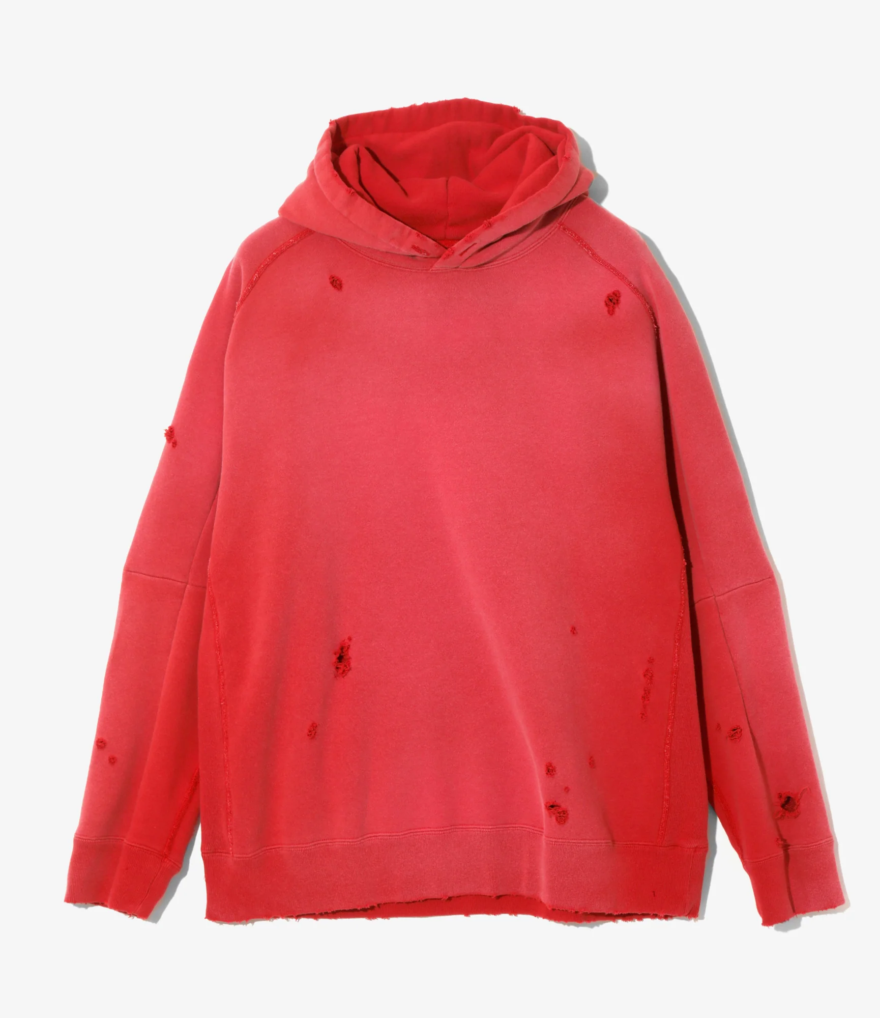 Darts Sweat Hoody - Red - French Terry