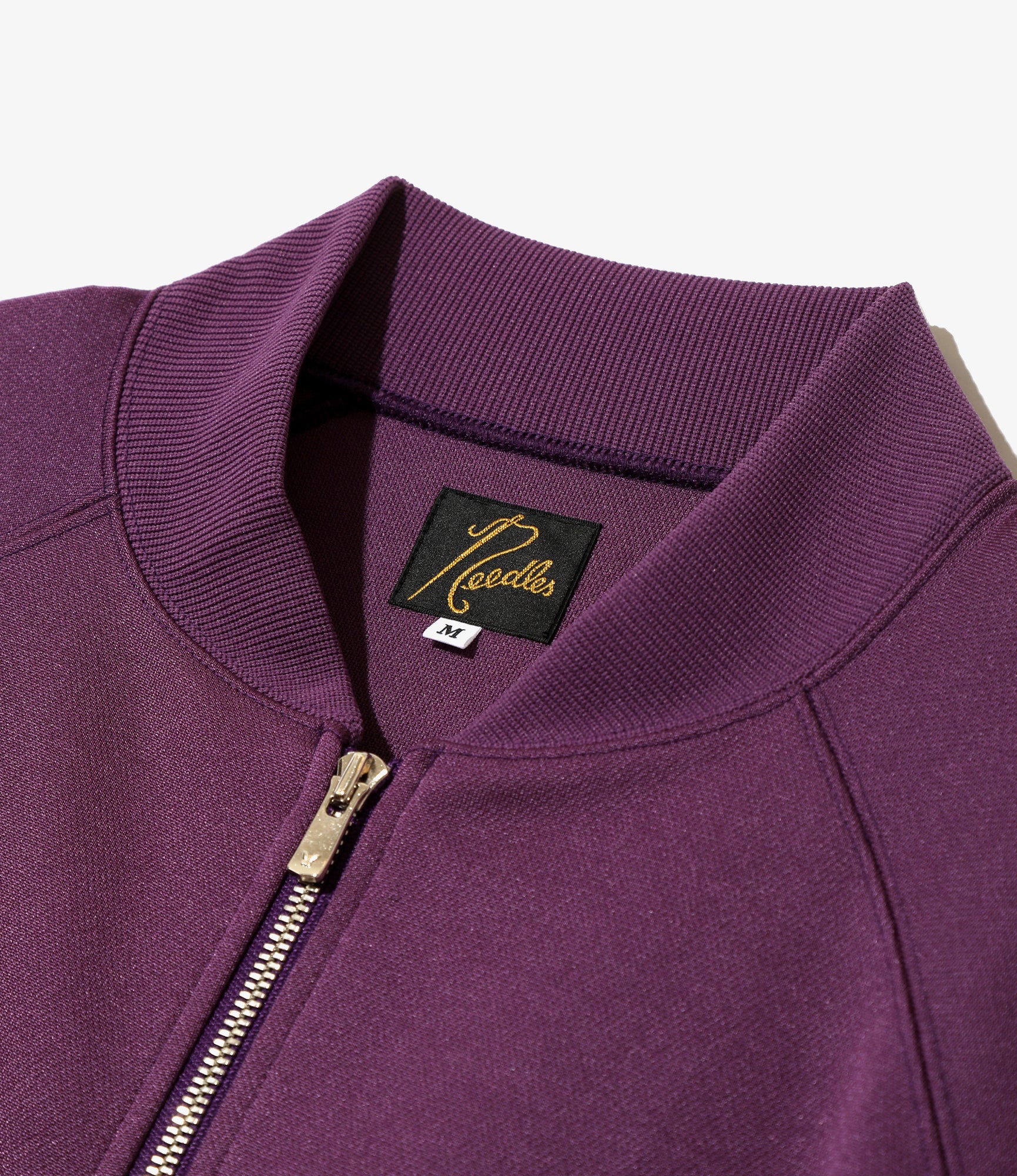 Dolman Sleeve Track Jacket - Purple - Poly Smooth - Image 3
