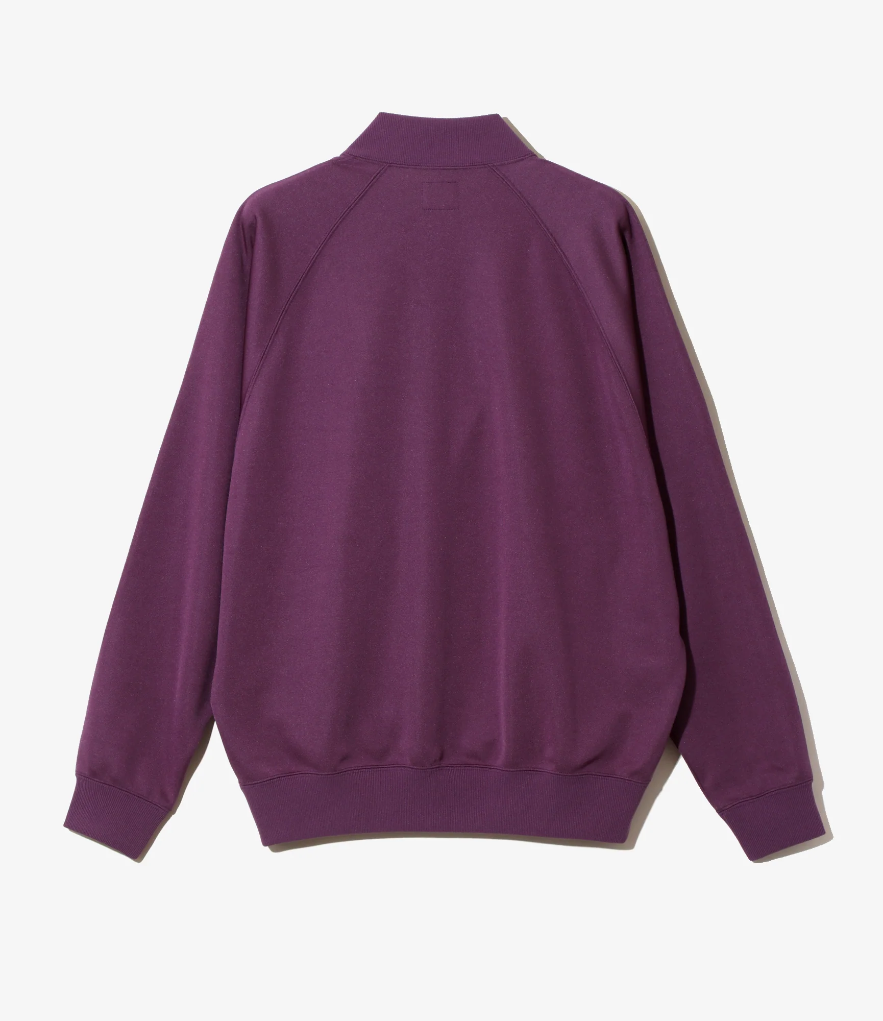 Dolman Sleeve Track Jacket - Purple - Poly Smooth - Image 5